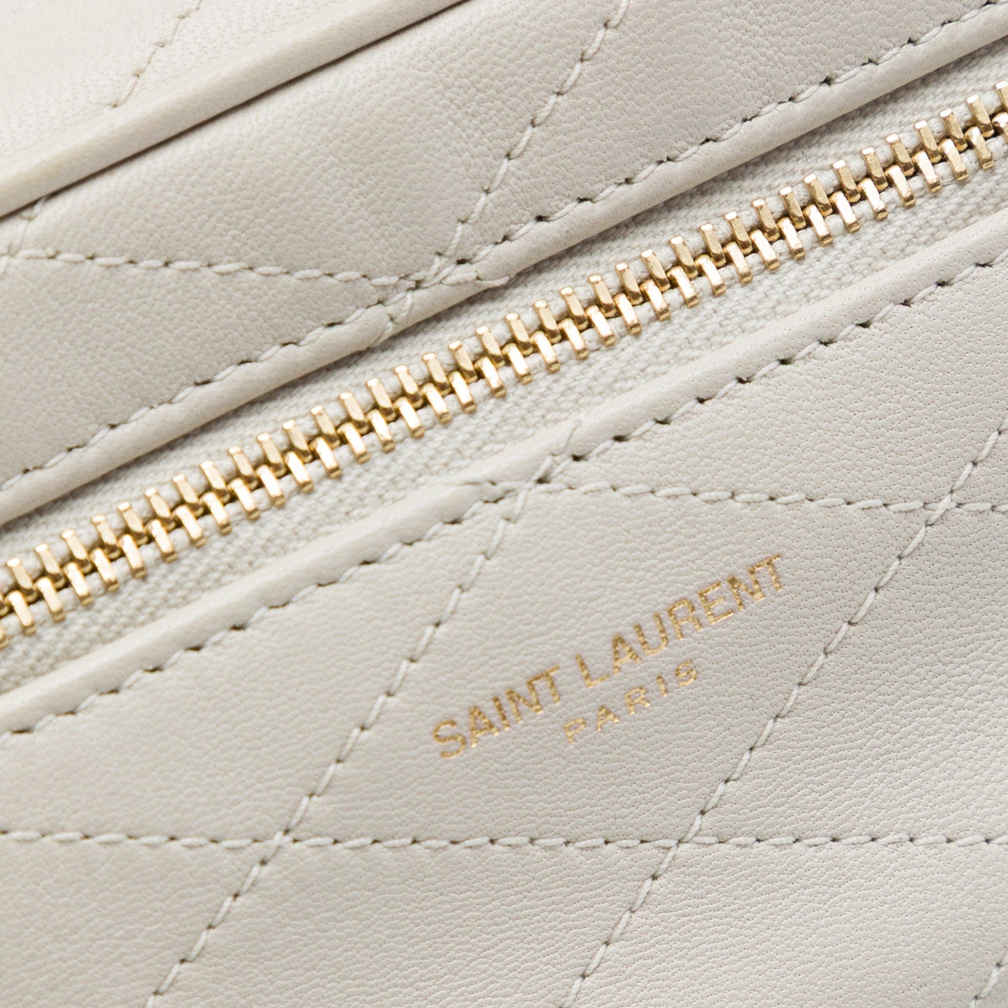 Saint Laurent Mini Quilted Lambskin Gaby Vanity Bag