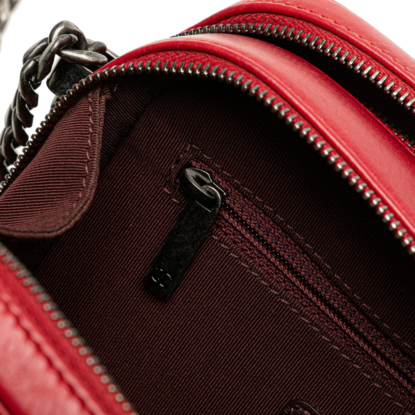 Chanel Small Quilted Glazed Calfskin Coco Boy Camera Bag