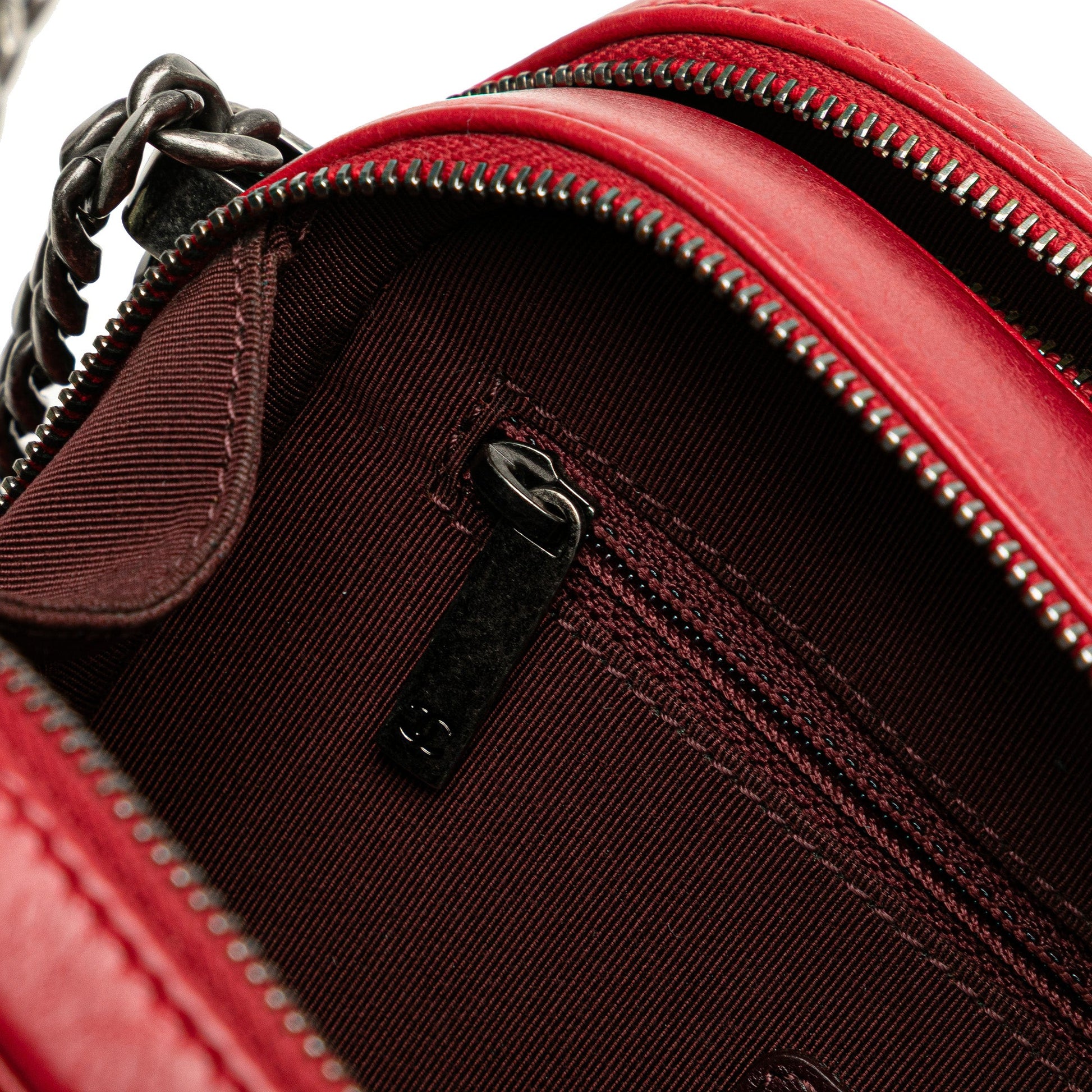 Chanel Small Quilted Glazed Calfskin Coco Boy Camera Bag