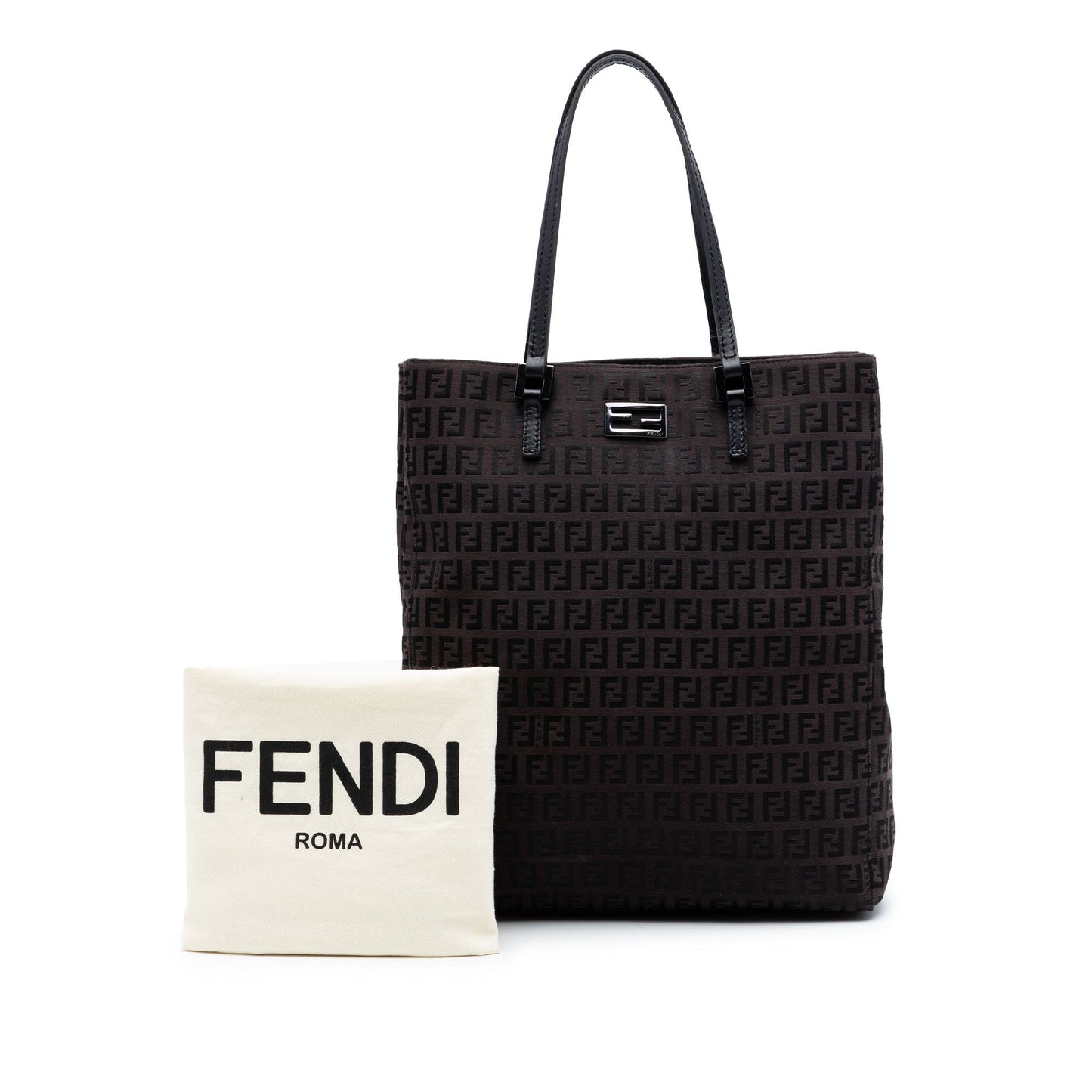 Fendi Zucchino Canvas Tote