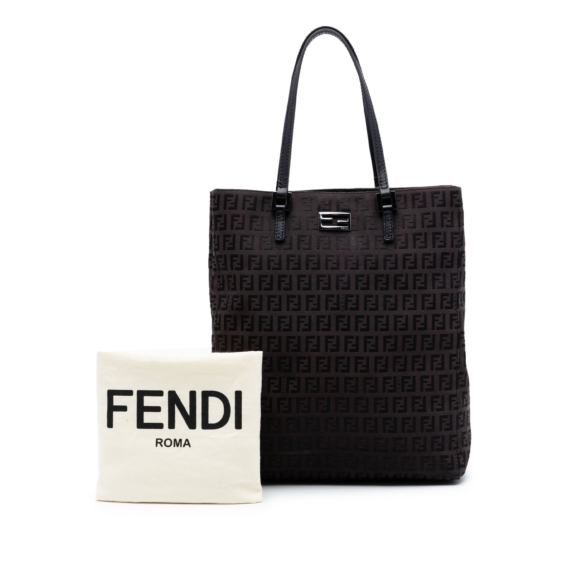 Fendi Zucchino Canvas Tote