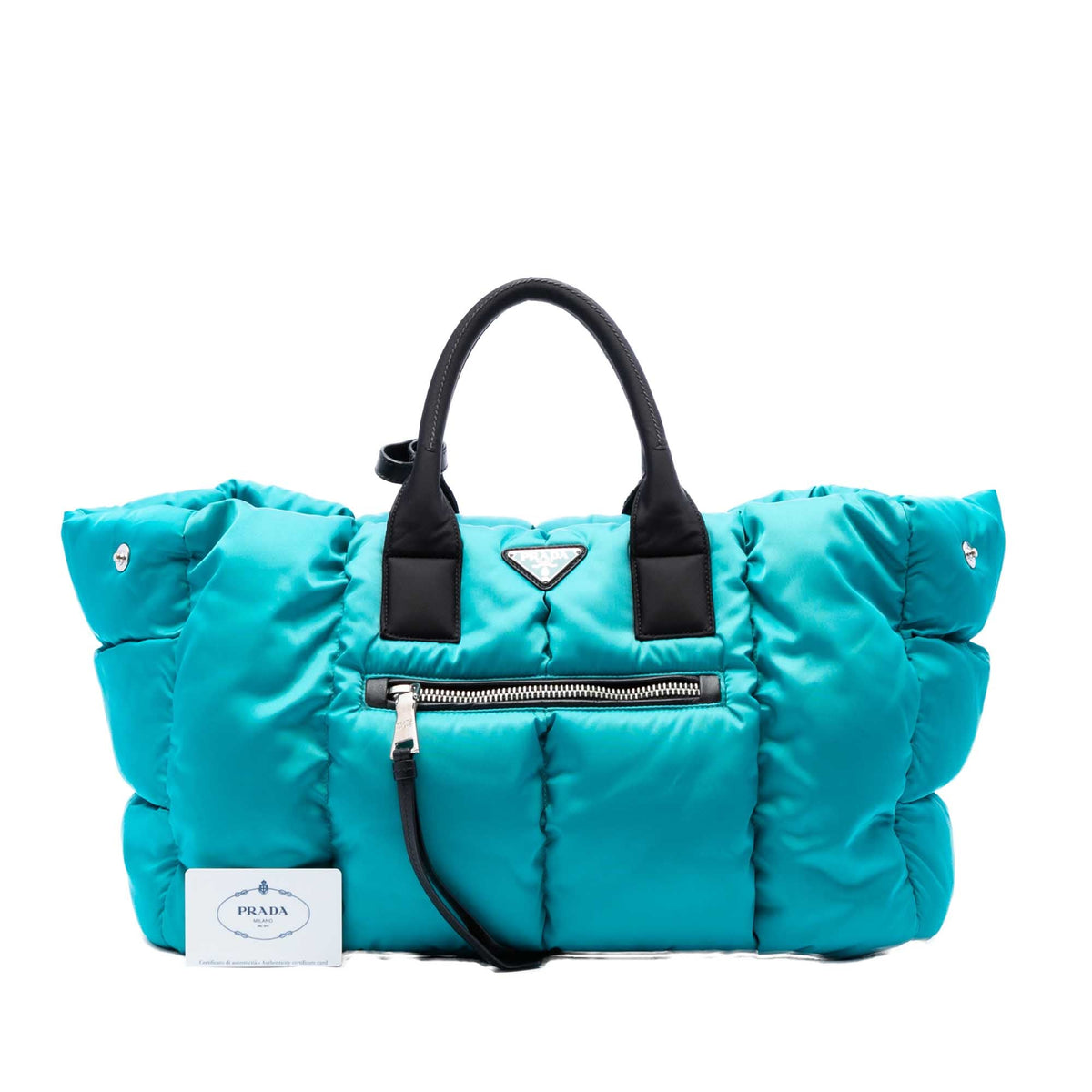 Prada Large Tessuto Bomber Satchel