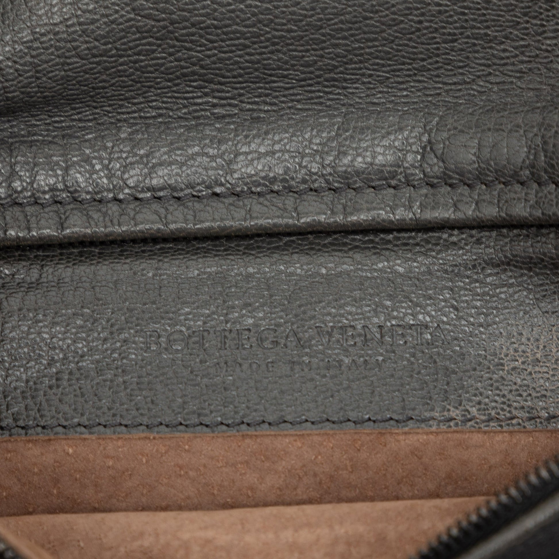 Bottega Veneta Leather Turn Lock Clutch