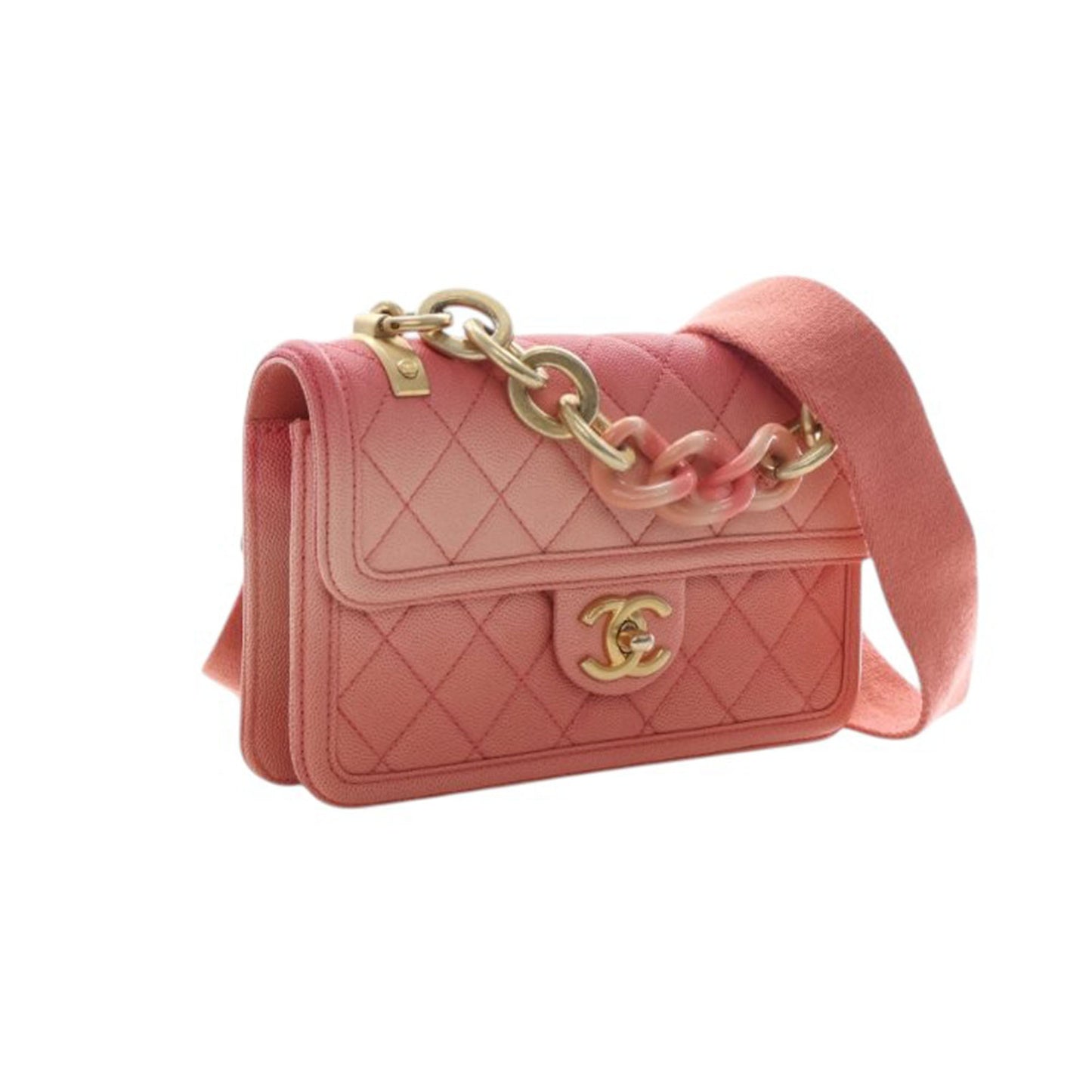 Chanel Small Quilted Caviar Sunset On The Sea Flap