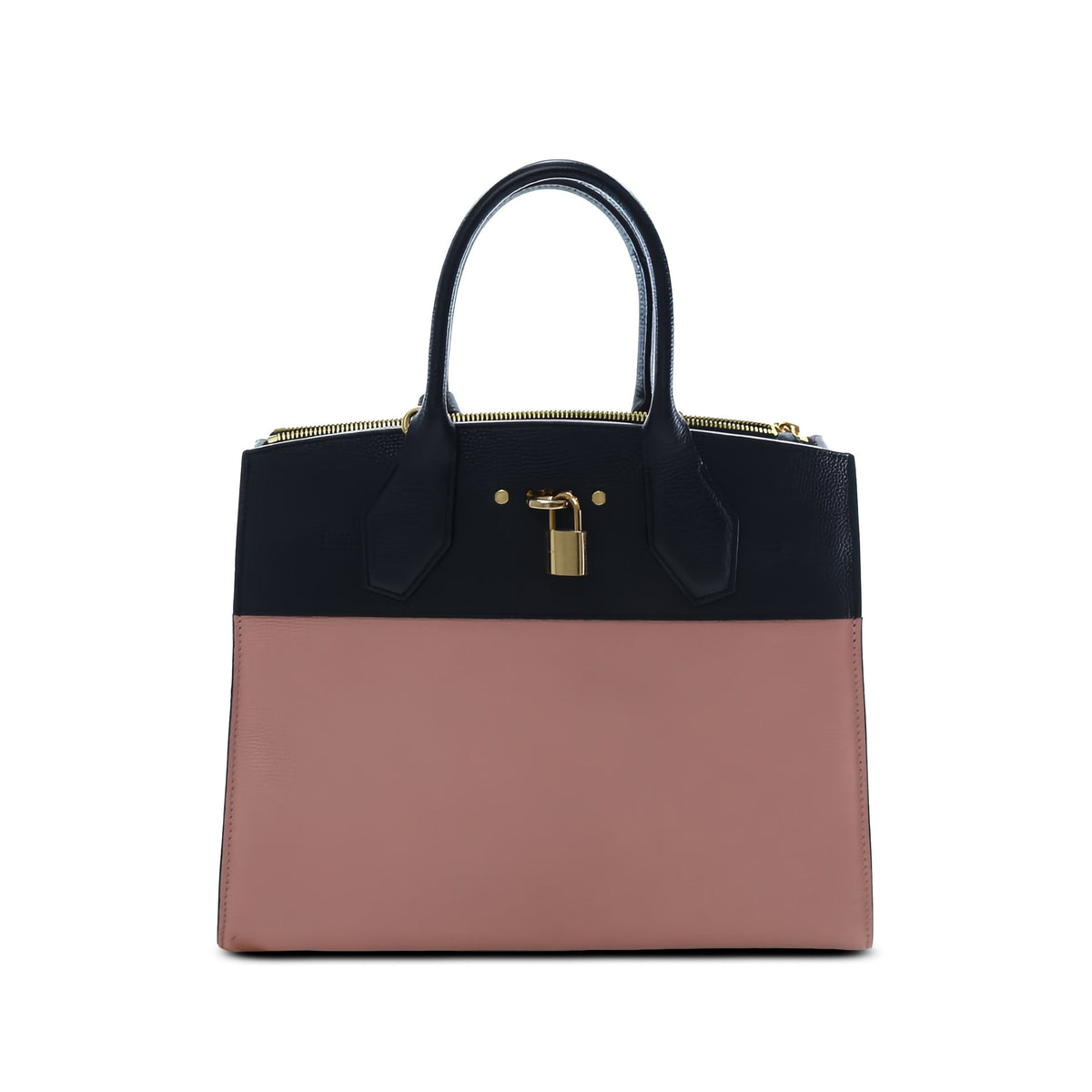 Louis Vuitton Bicolor Leather City Steamer MM — Pink