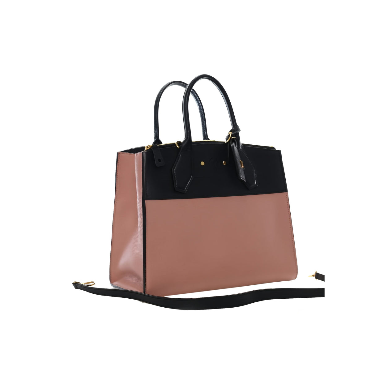 Louis Vuitton Bicolor Leather City Steamer MM — Pink