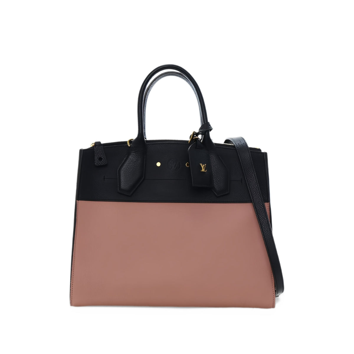Louis Vuitton Bicolor Leather City Steamer MM — Pink