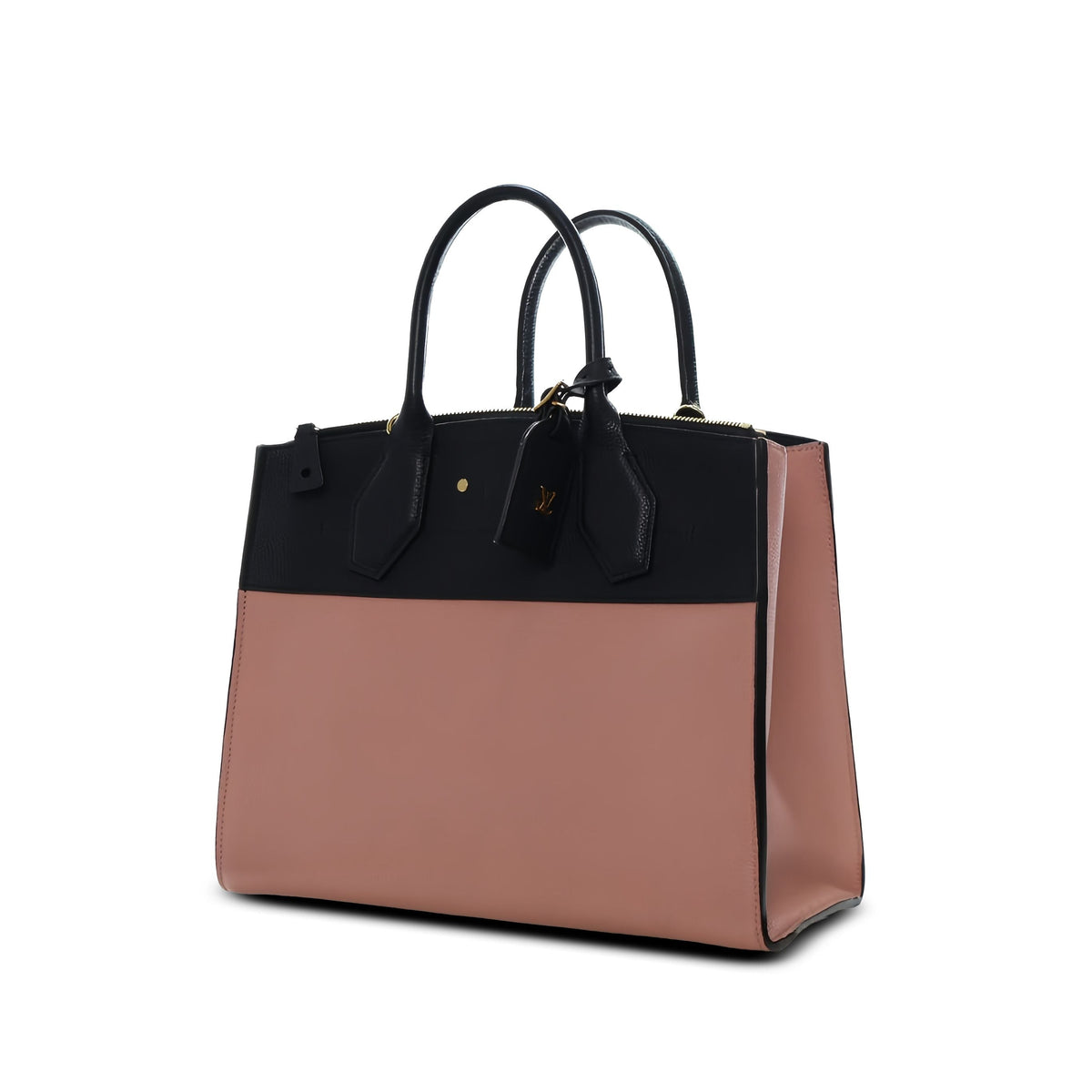 Louis Vuitton Bicolor Leather City Steamer MM — Pink