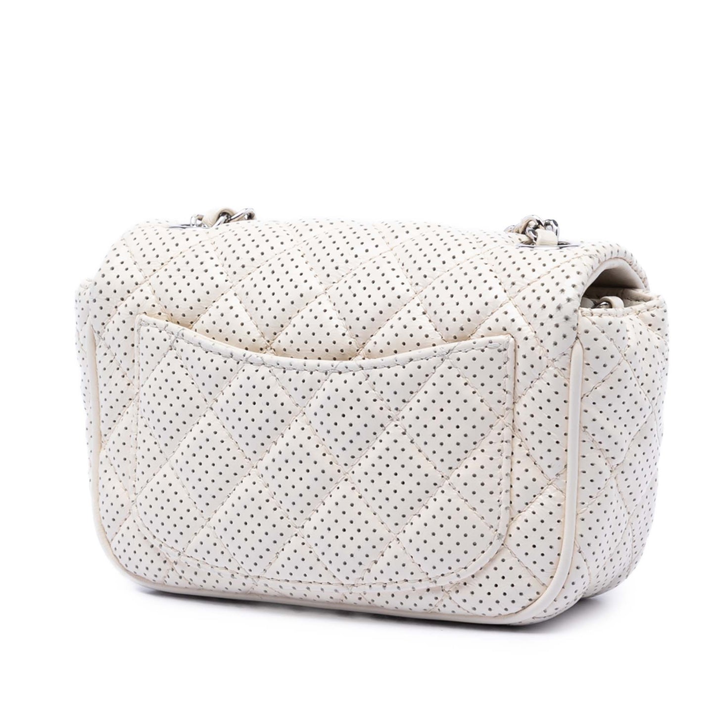 Chanel Mini Perforated Lambskin Punch Flap