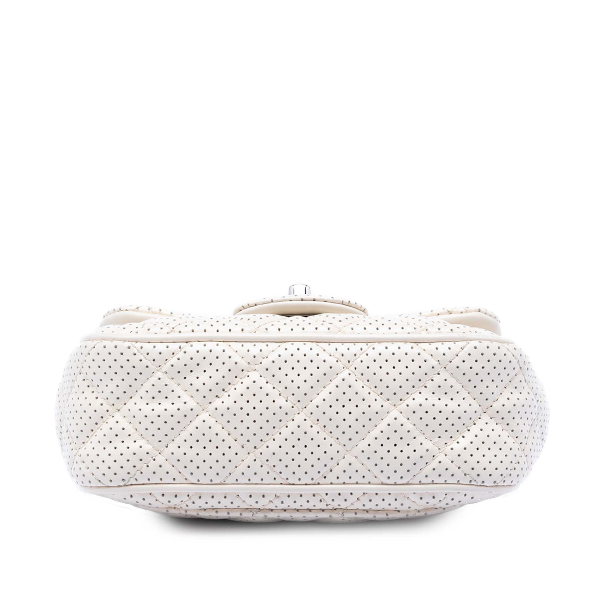 Chanel Mini Perforated Lambskin Punch Flap