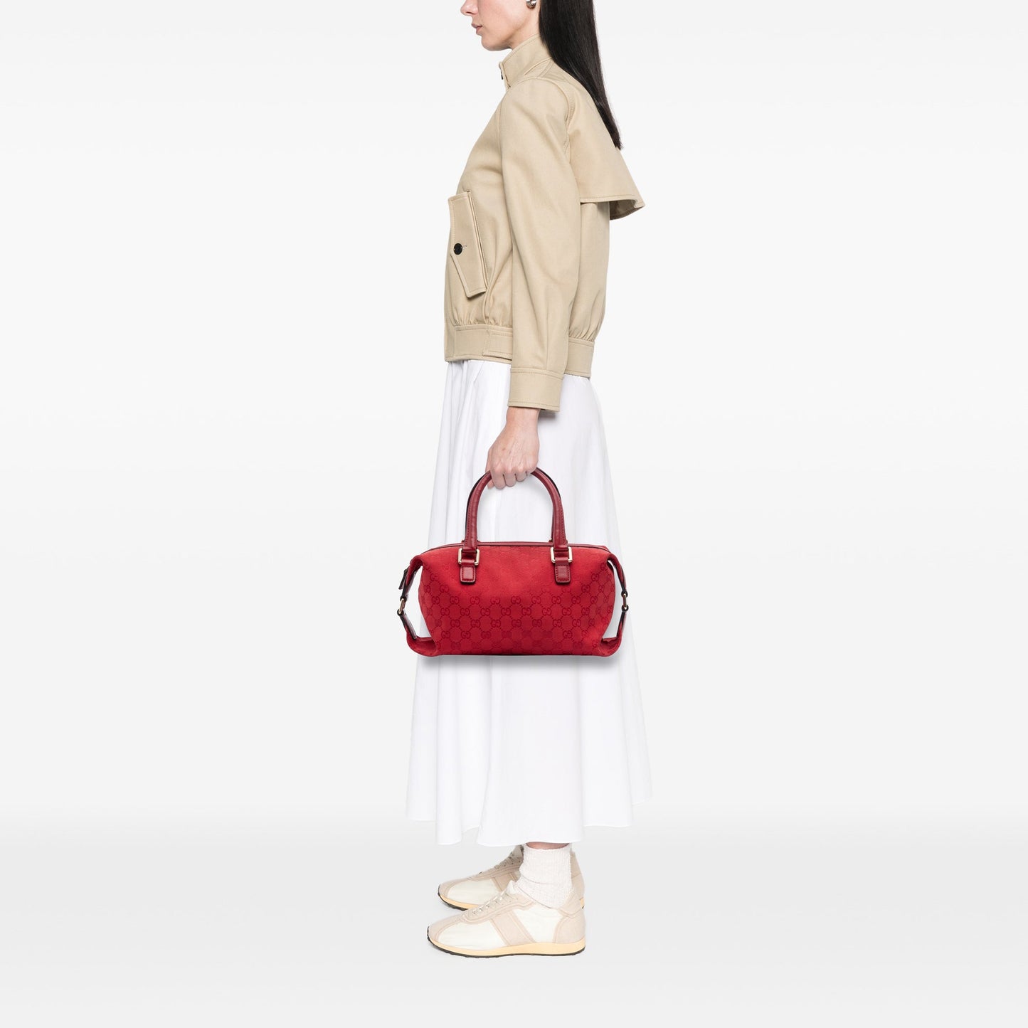 Gucci GG Canvas Boston Bag