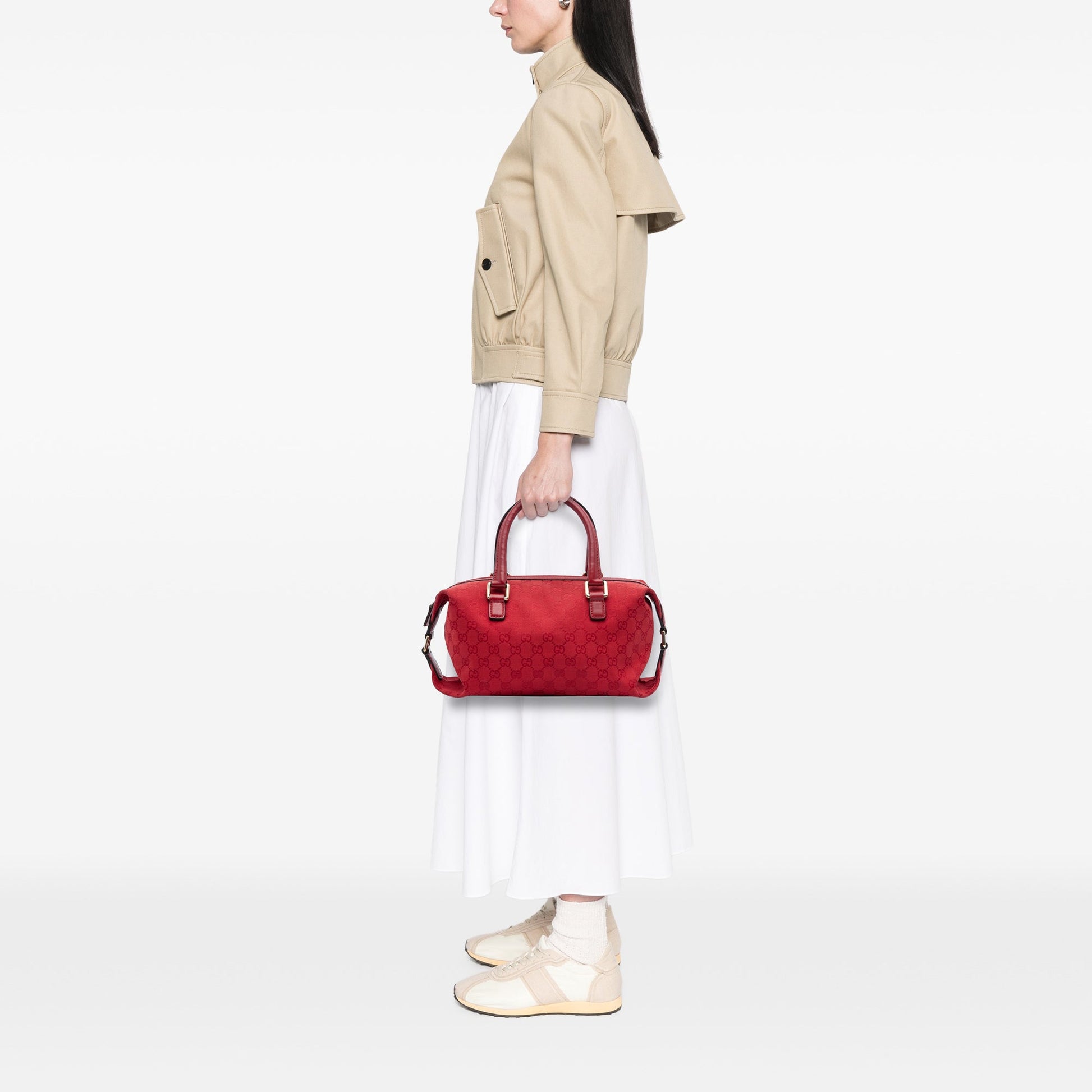Gucci GG Canvas Boston Bag