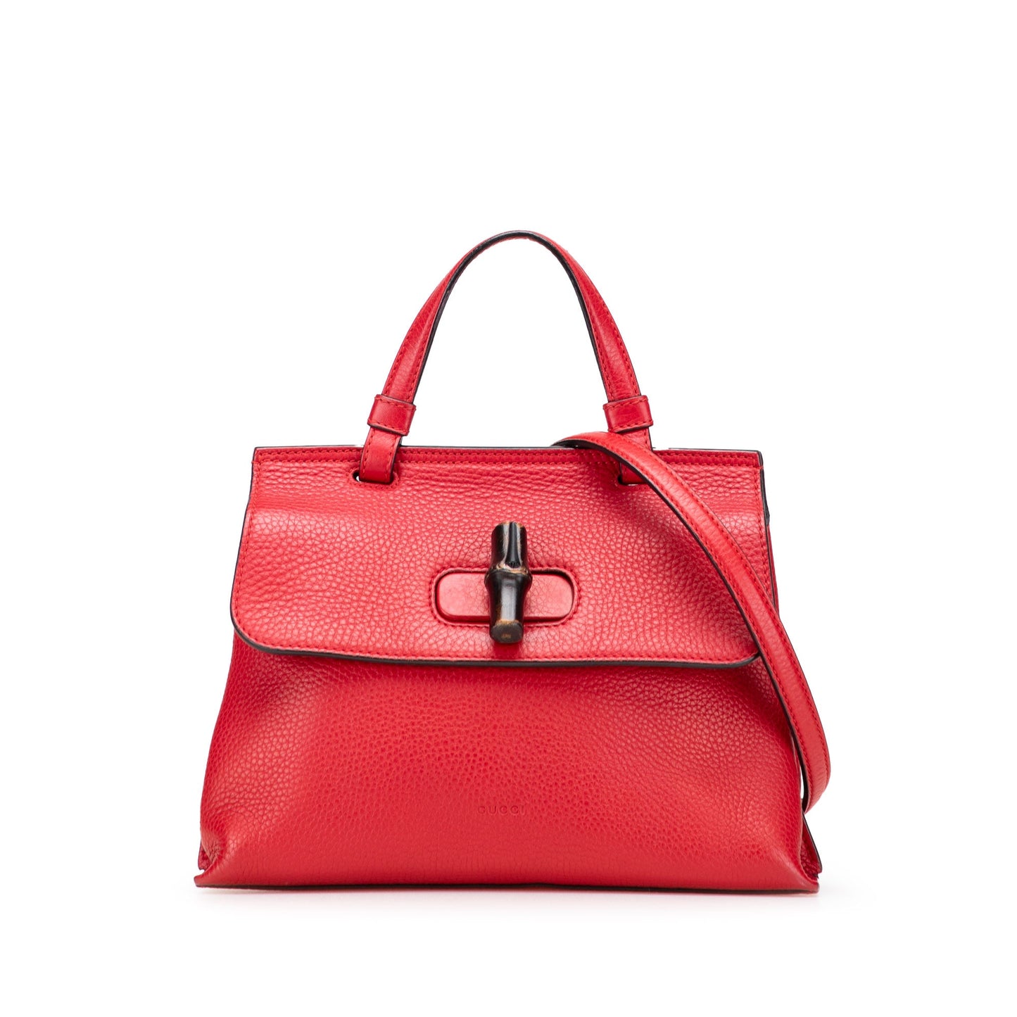 Gucci Small Calfskin Bamboo Daily Satchel
