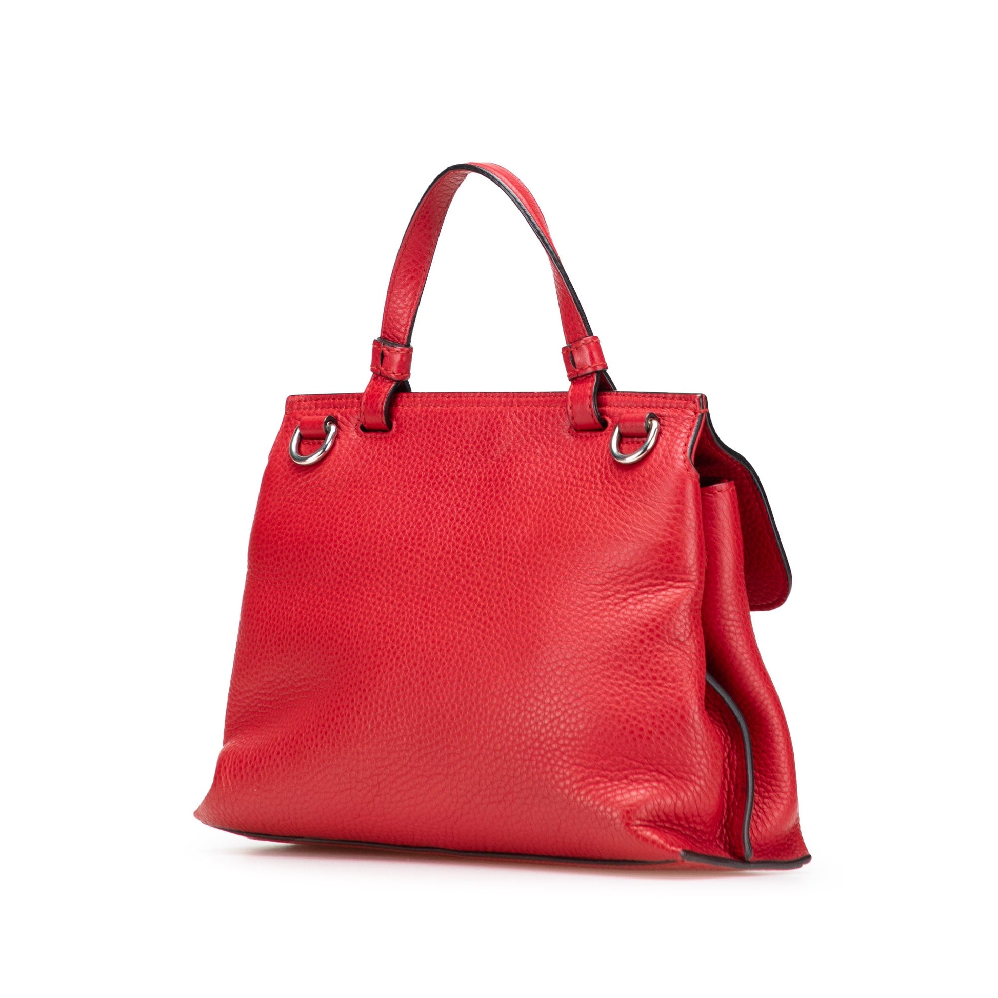 Gucci Small Calfskin Bamboo Daily Satchel