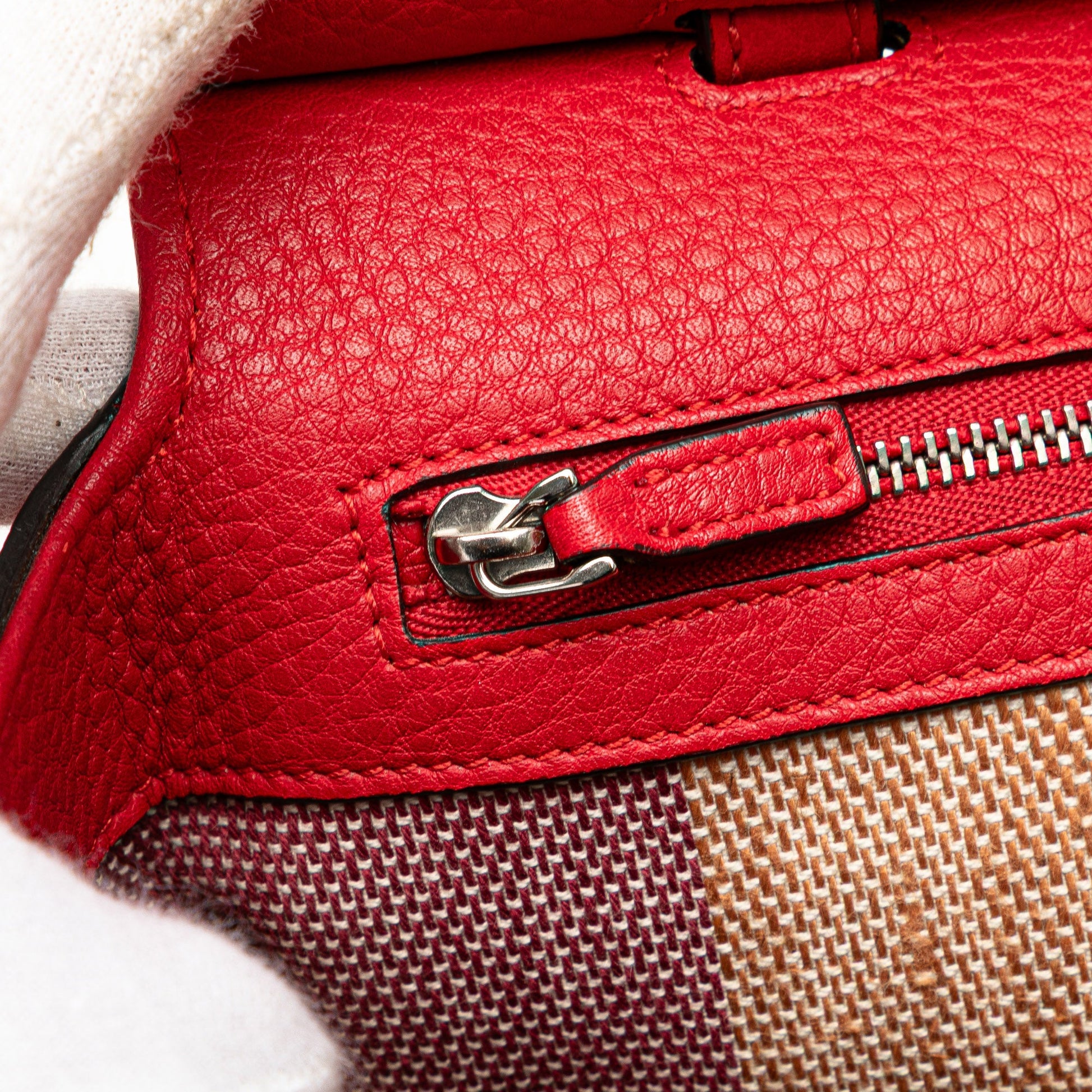 Gucci Small Calfskin Bamboo Daily Satchel