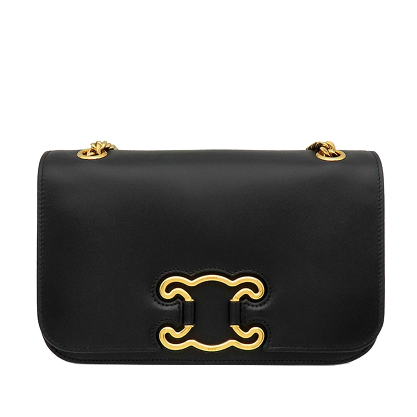 Celine Medium Calfskin Triomphe Frame Crossbody