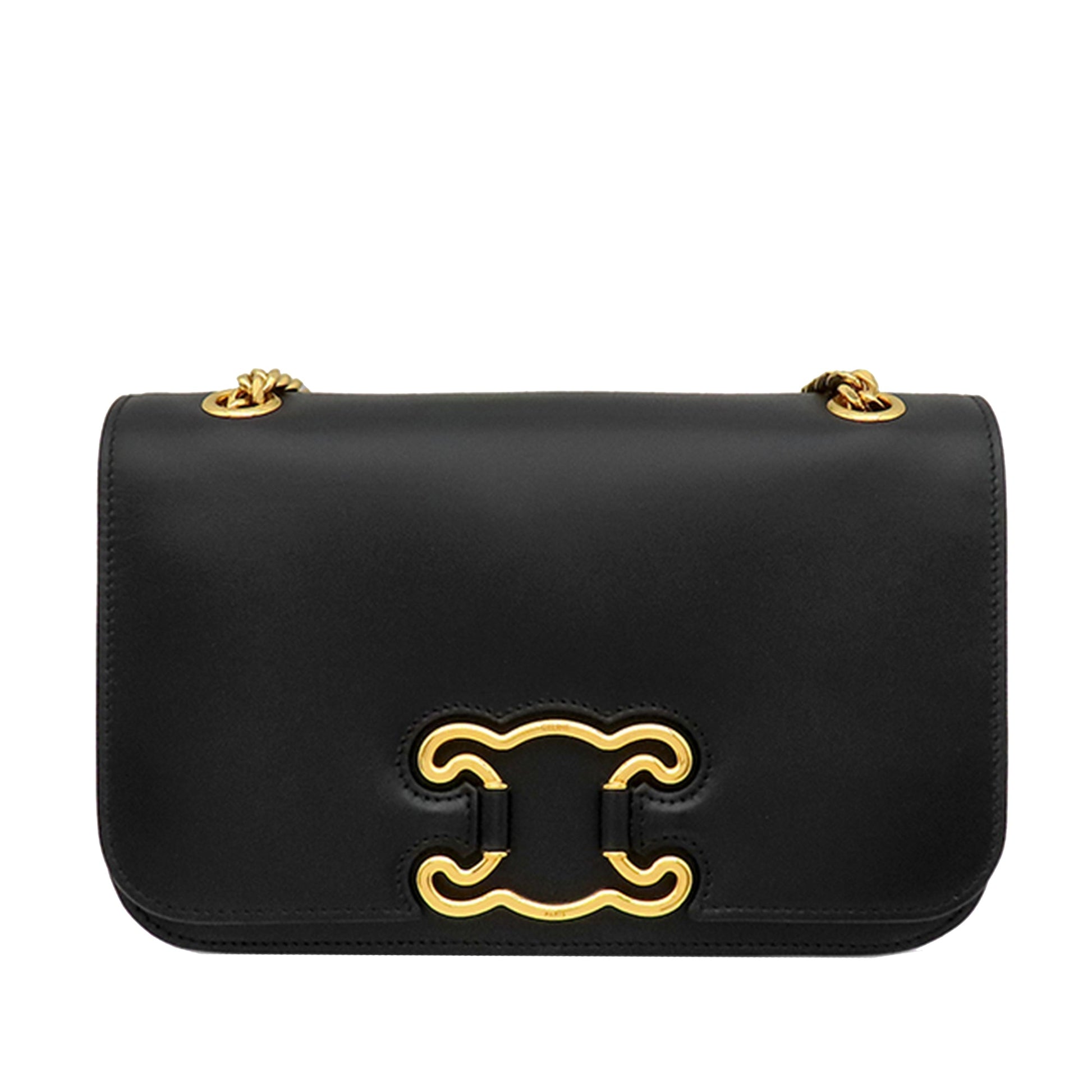Celine Medium Calfskin Triomphe Frame Crossbody