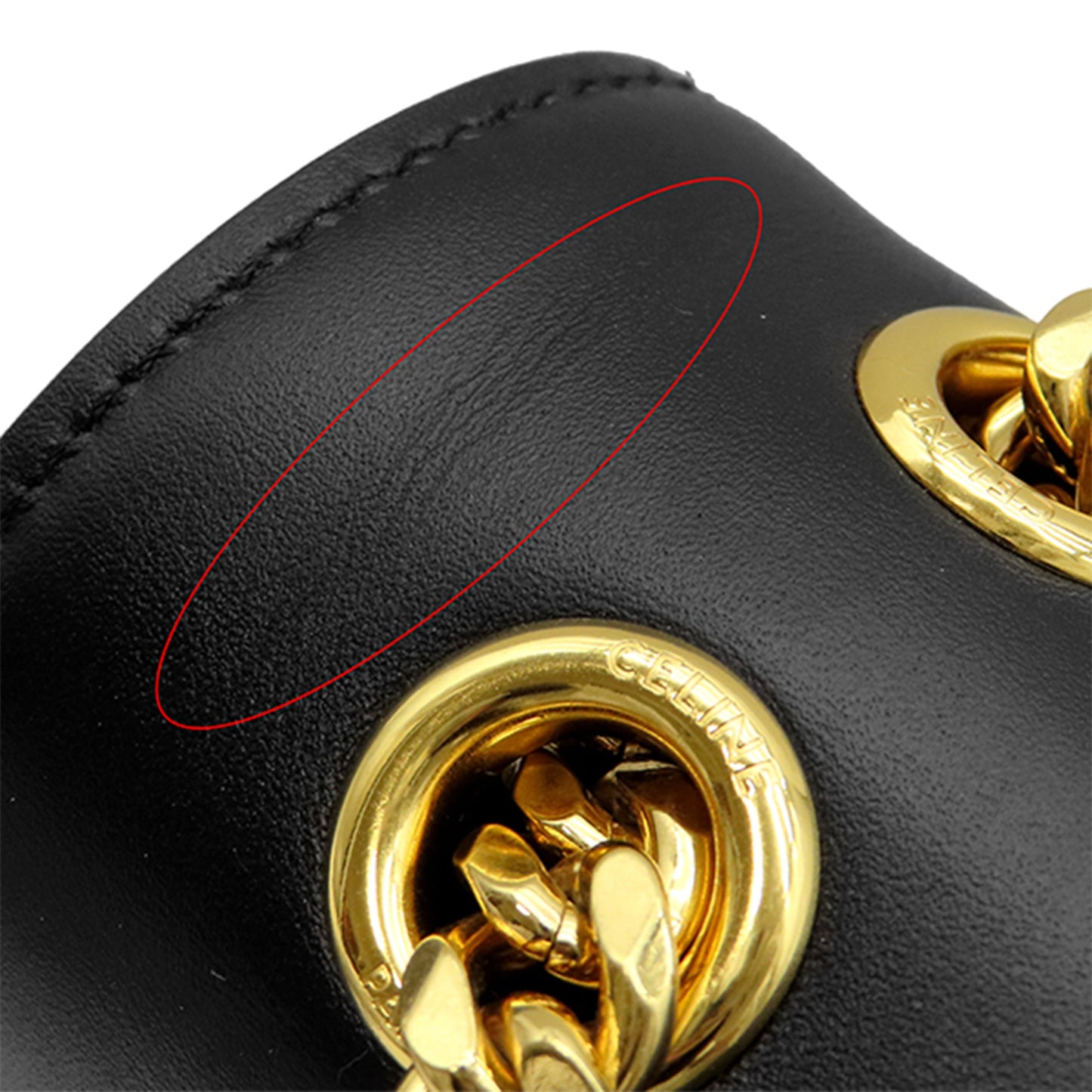 Celine Medium Calfskin Triomphe Frame Crossbody