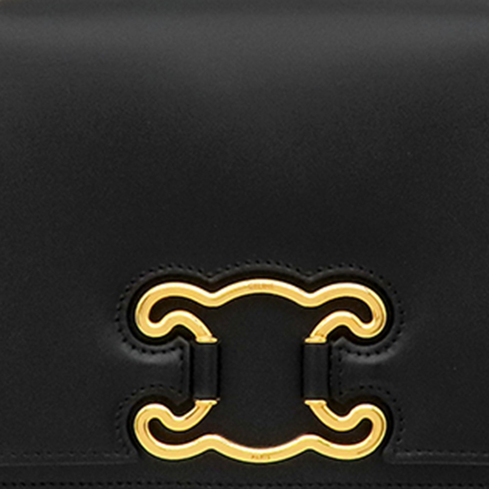 Celine Medium Calfskin Triomphe Frame Crossbody