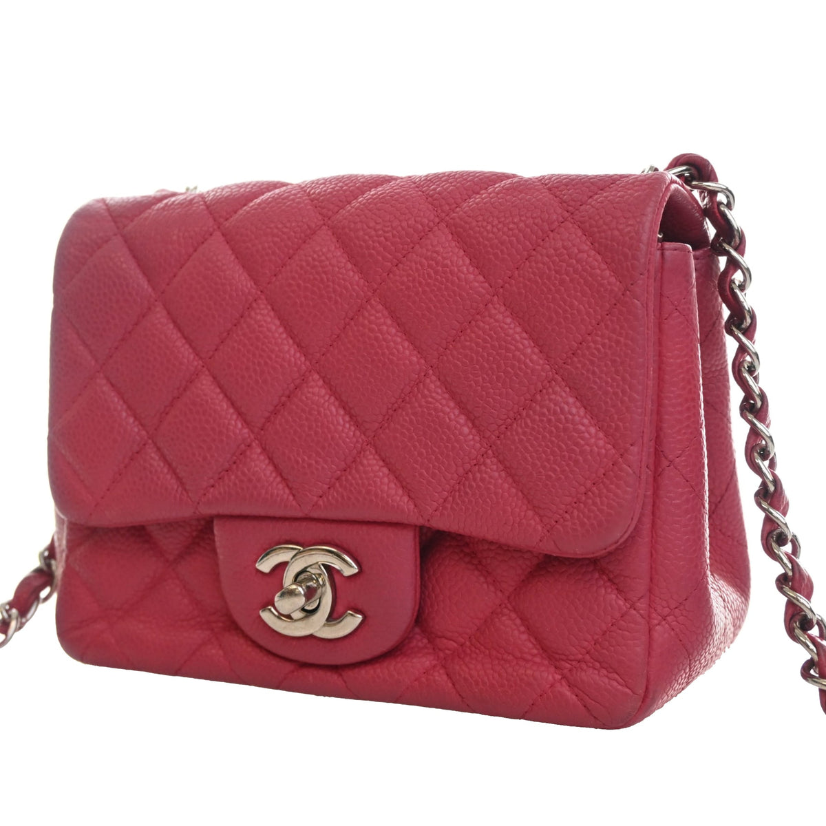 Chanel Mini Square Classic Caviar Single Flap