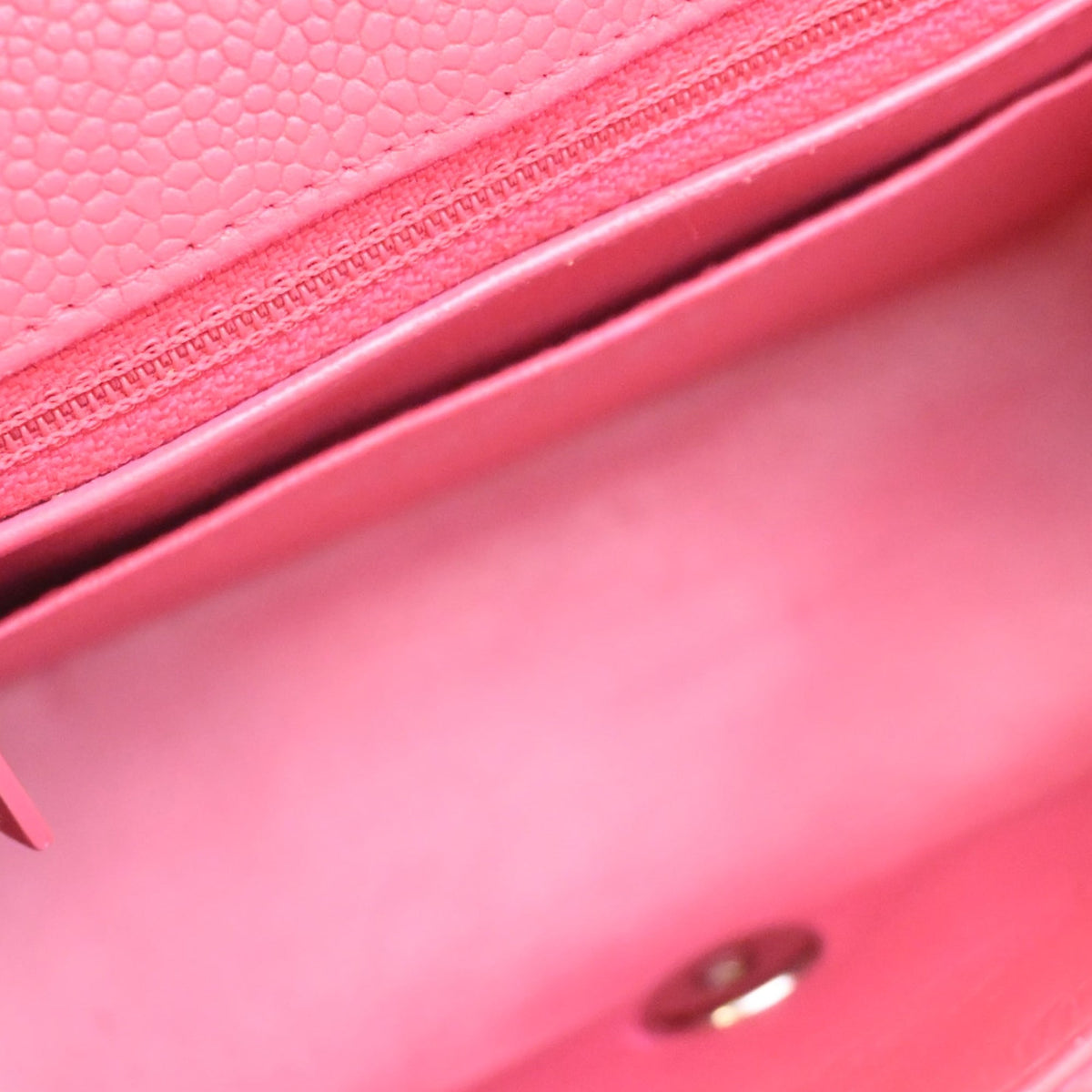 Chanel Mini Square Classic Caviar Single Flap