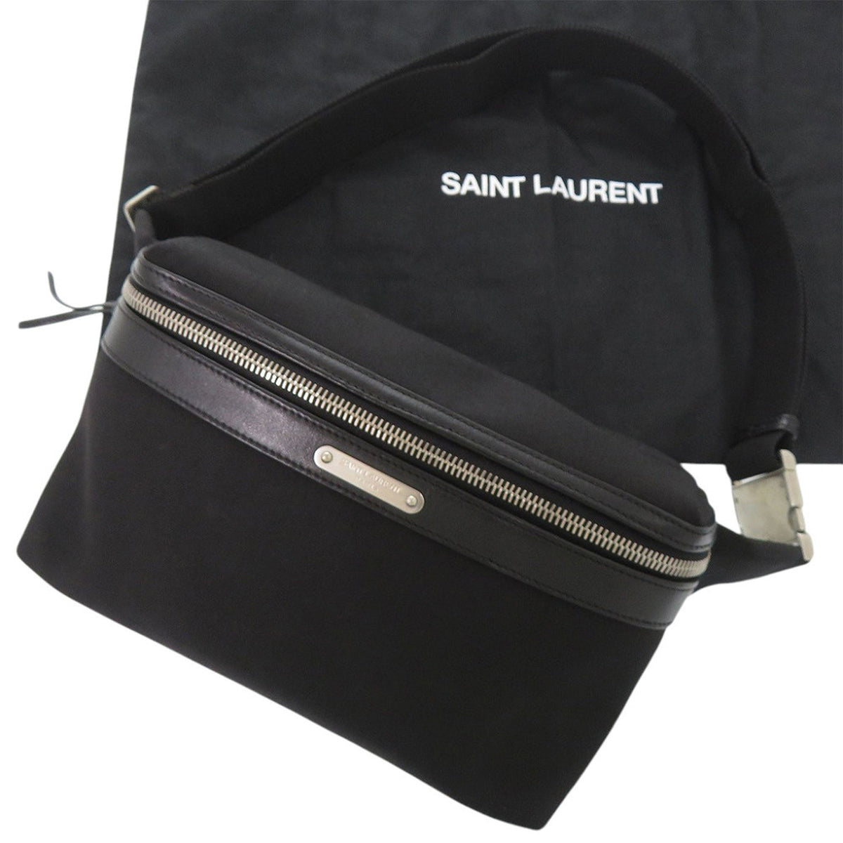 Saint Laurent Canvas City Belt Bag