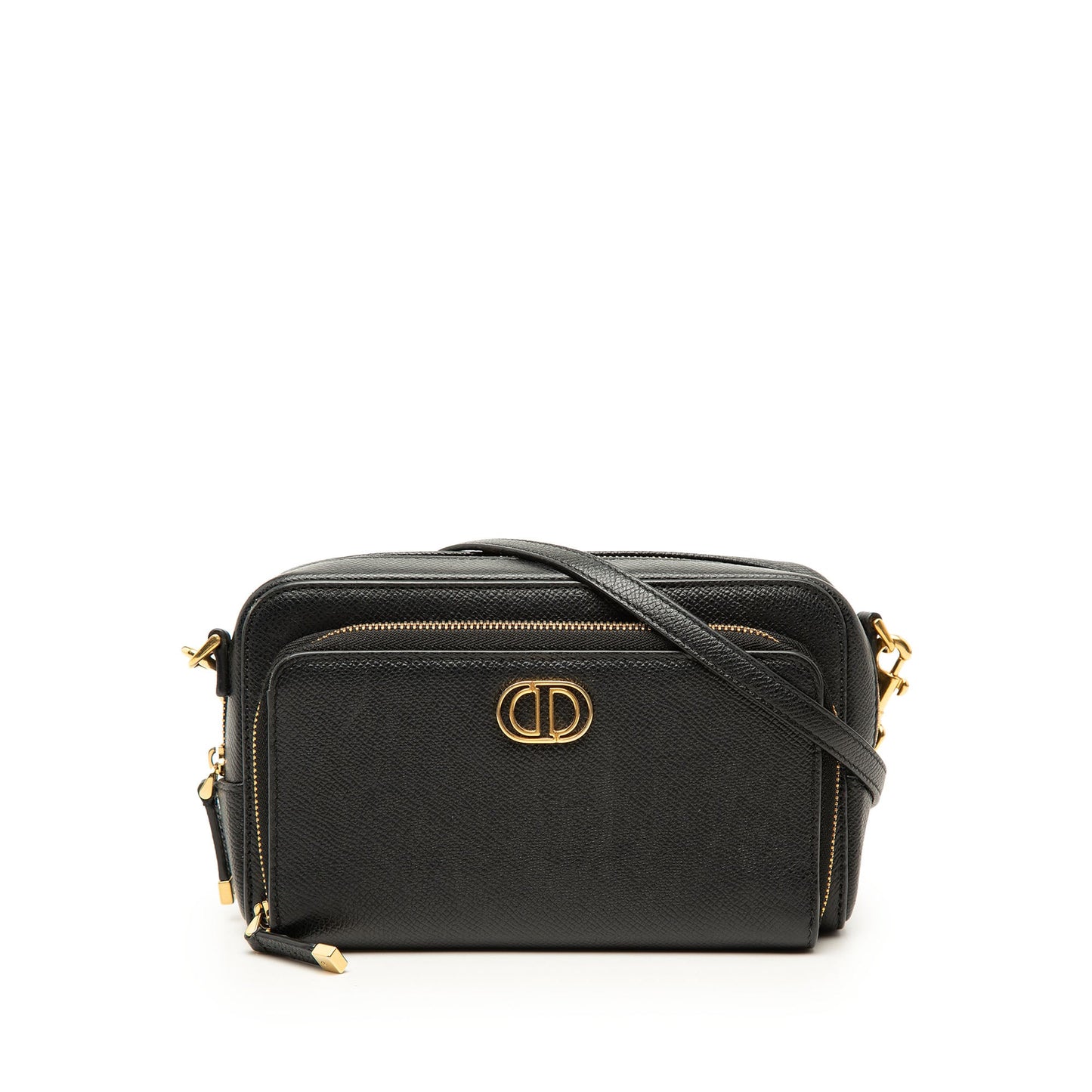 Dior Grained Calfskin Caro Double Pouch