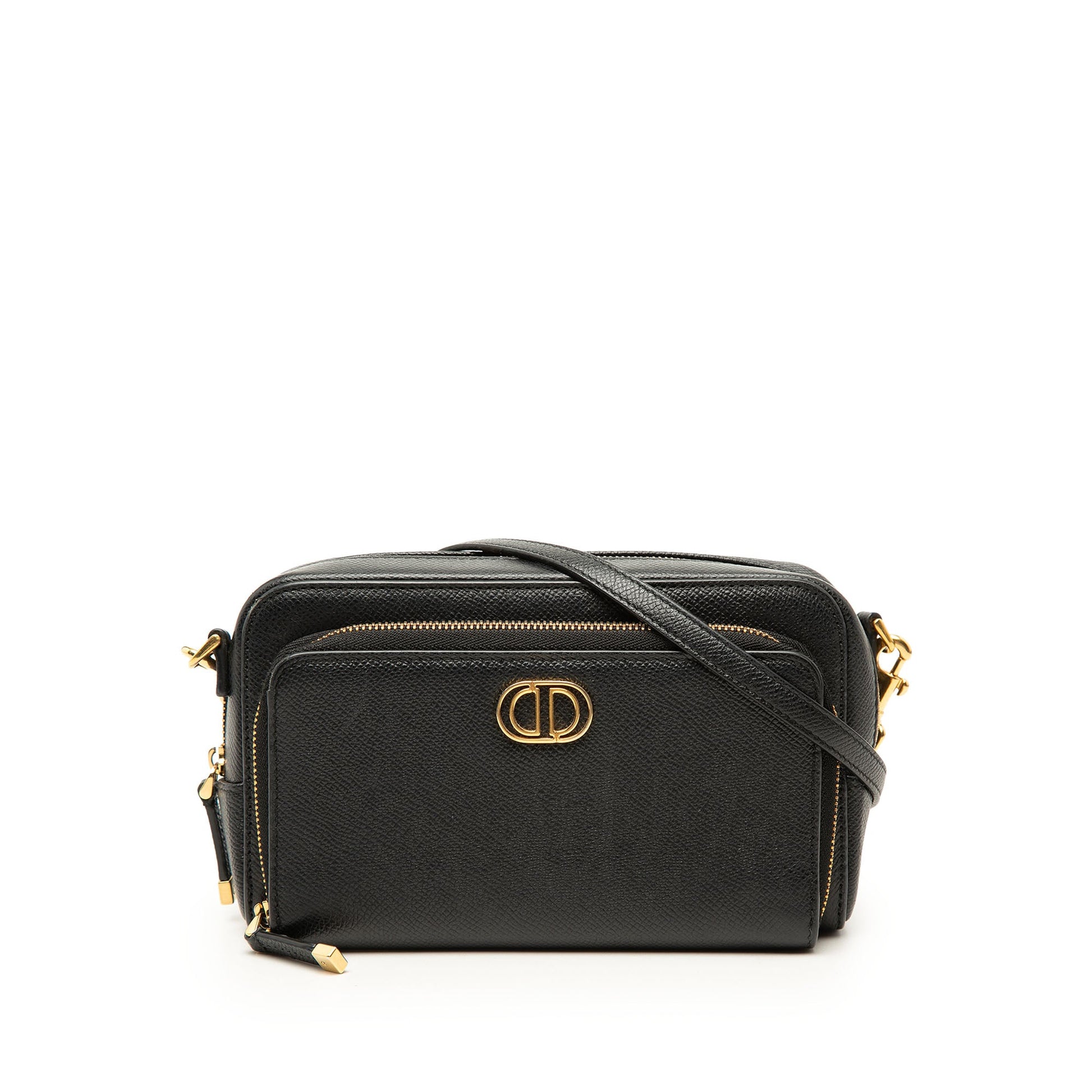 Dior Grained Calfskin Caro Double Pouch