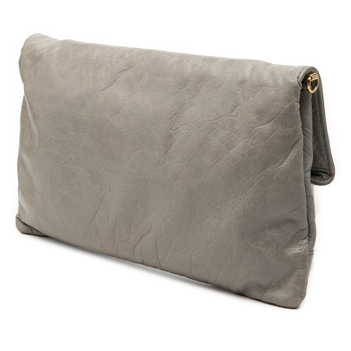 Balenciaga Lambskin Motocross Giant 12 Envelope Clutch With Strap