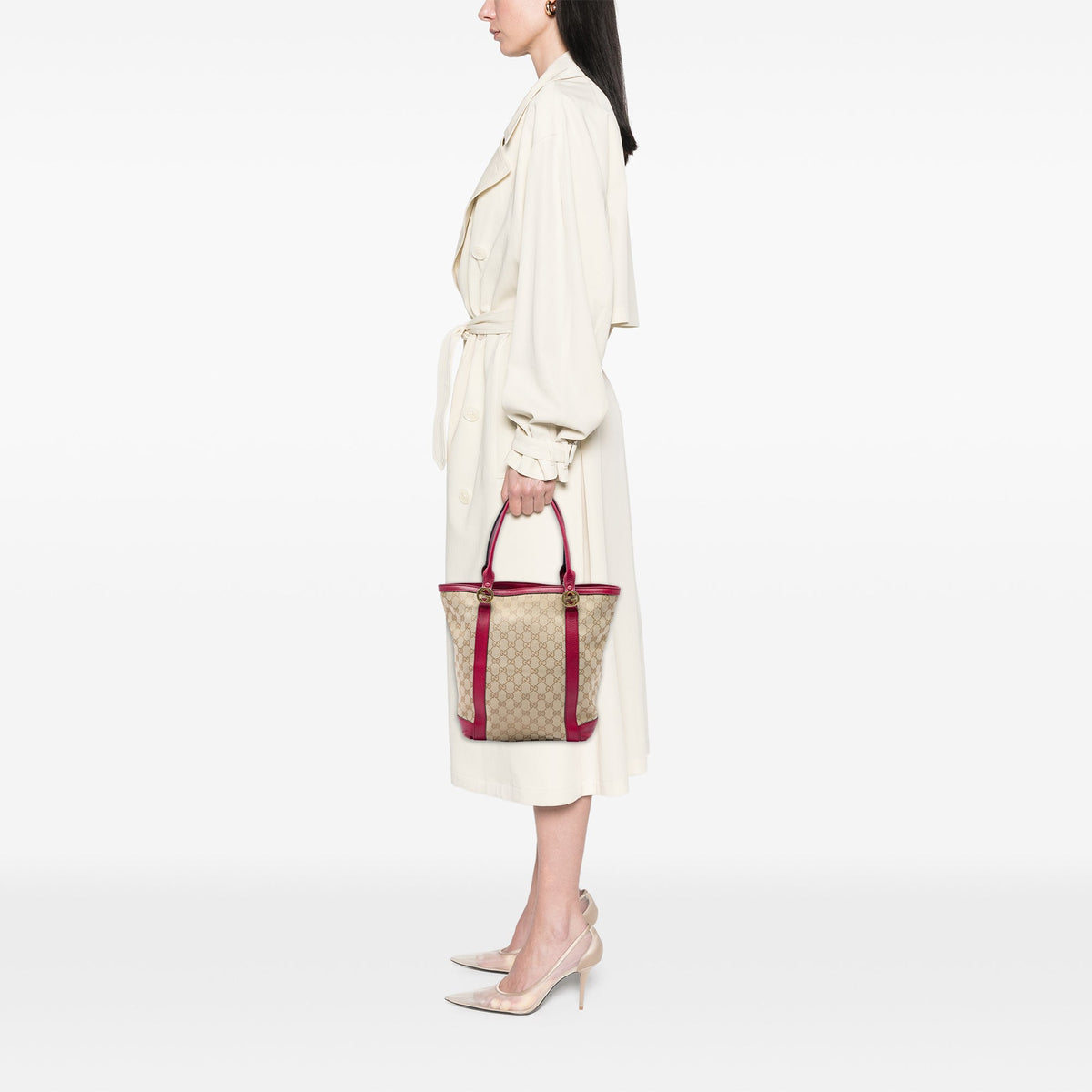 Gucci GG Canvas Twins Tote