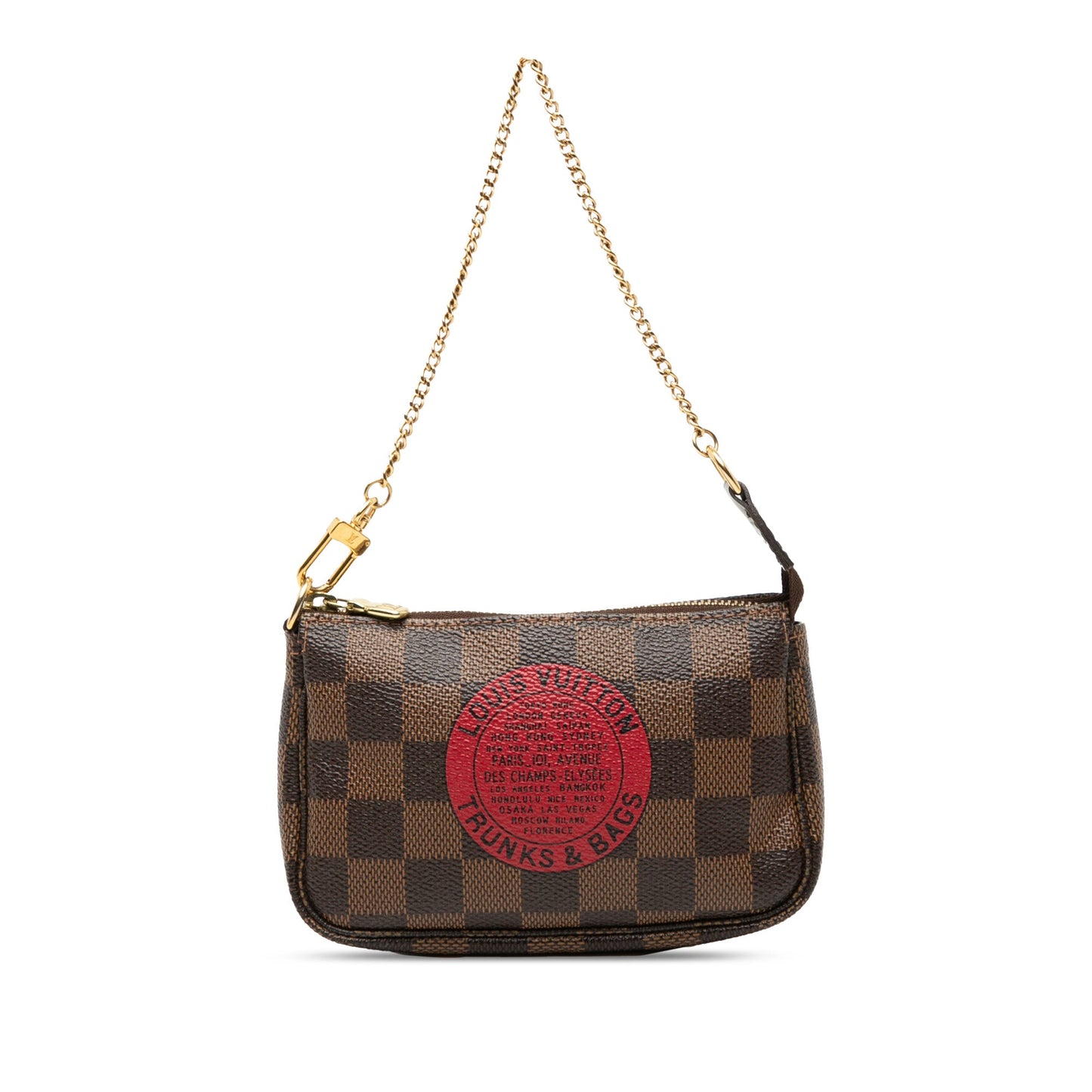 Louis Vuitton Damier Ebene Trunks and Bags Mini Pochette Accessoires