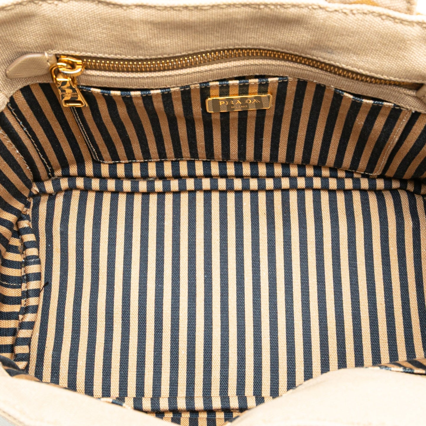 Prada Small Canvas Canapa Logo Satchel
