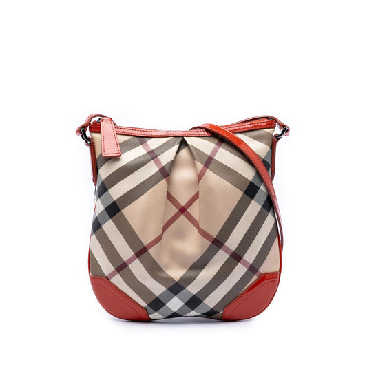 Burberry Supernova Check Coated Canvas Dryden Crossbody