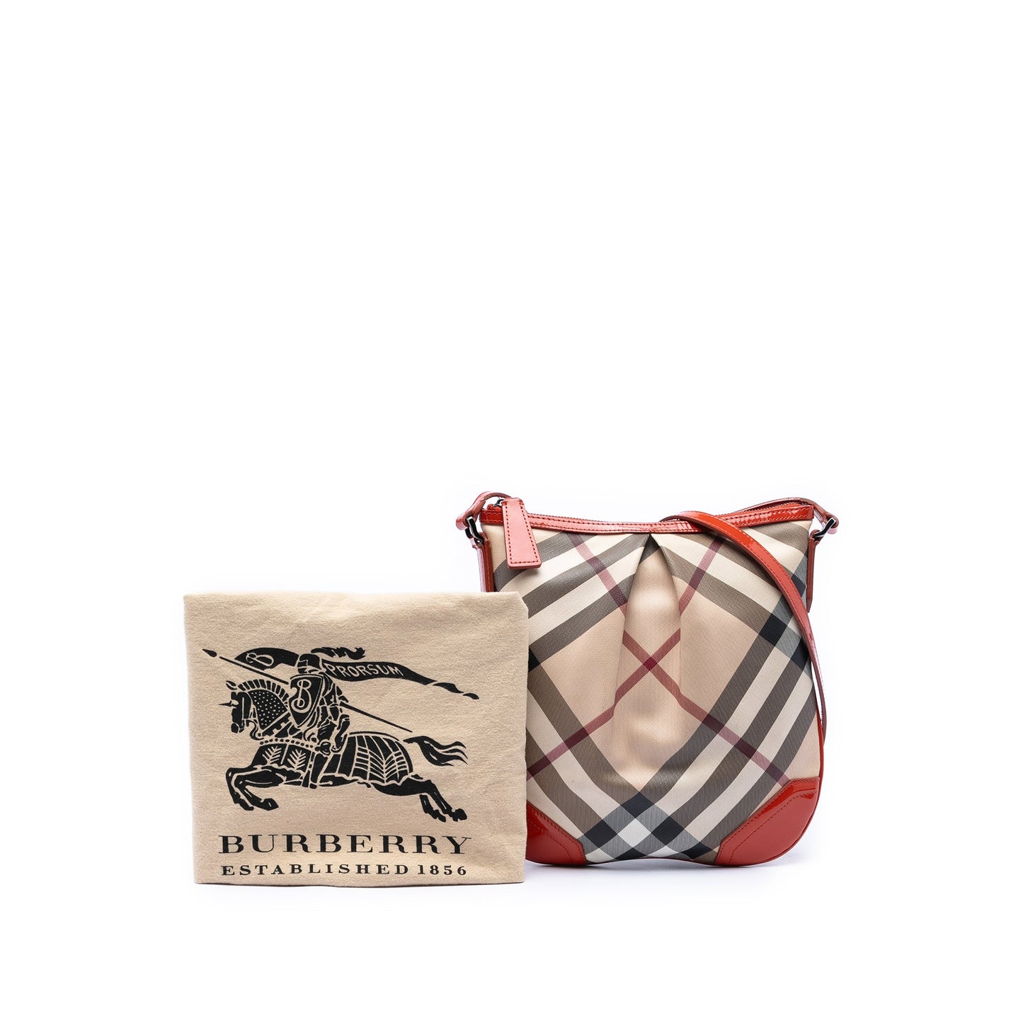 Burberry Supernova Check Coated Canvas Dryden Crossbody