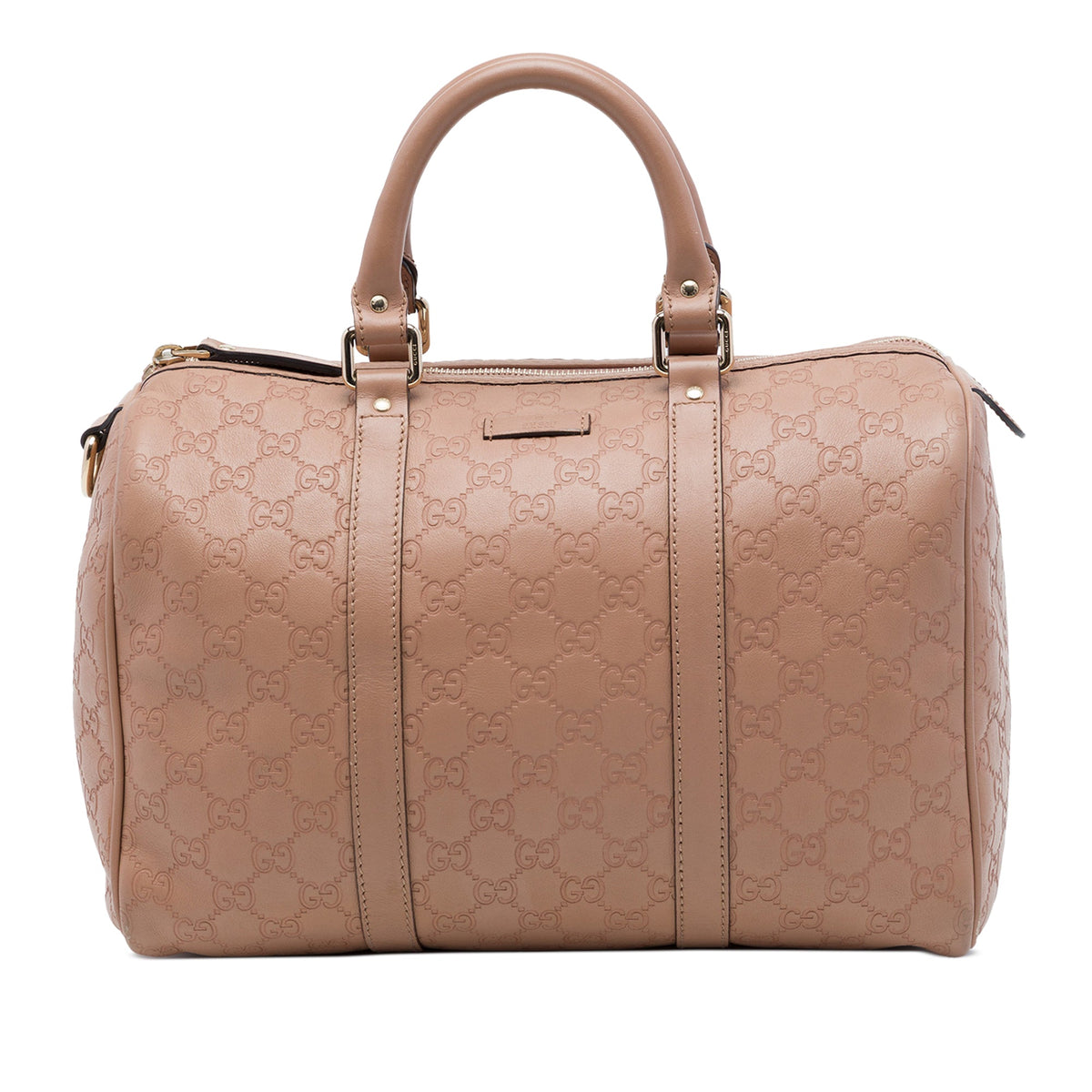 Gucci Medium Guccissima Joy Boston Bag — Brown
