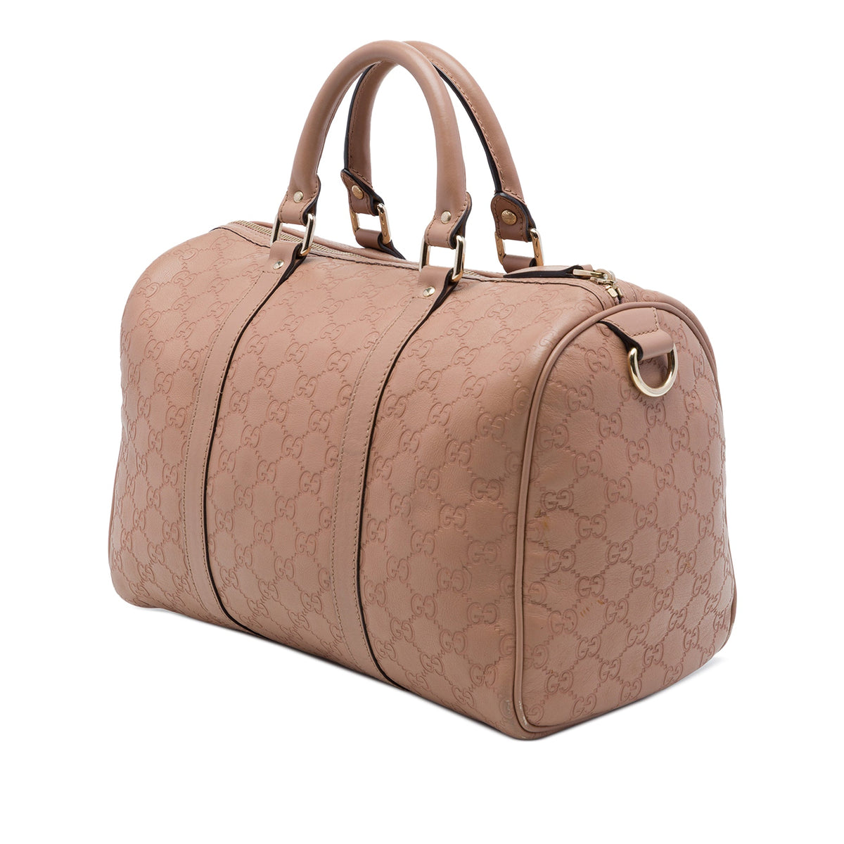 Gucci Medium Guccissima Joy Boston Bag — Brown