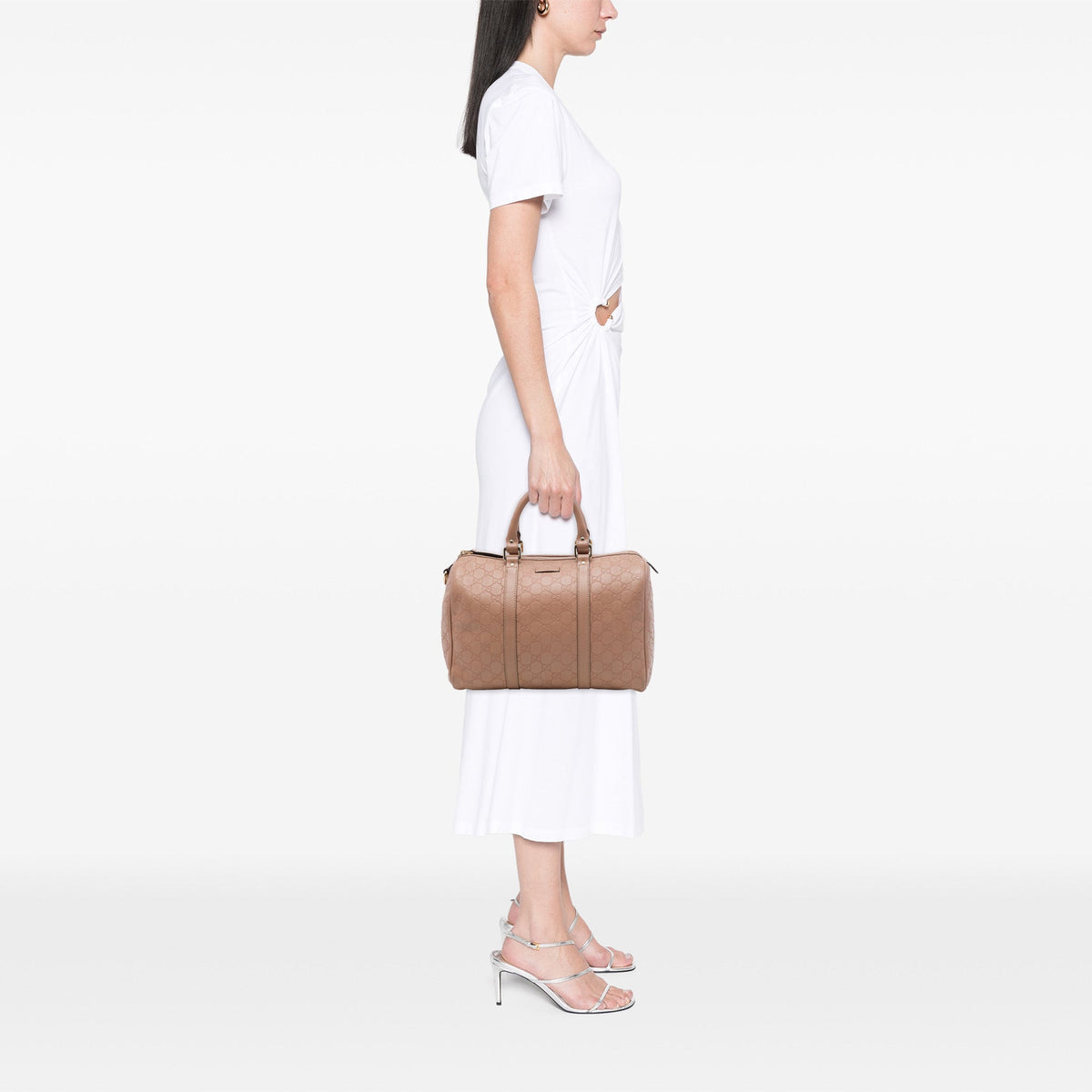 Gucci Medium Guccissima Joy Boston Bag — Brown