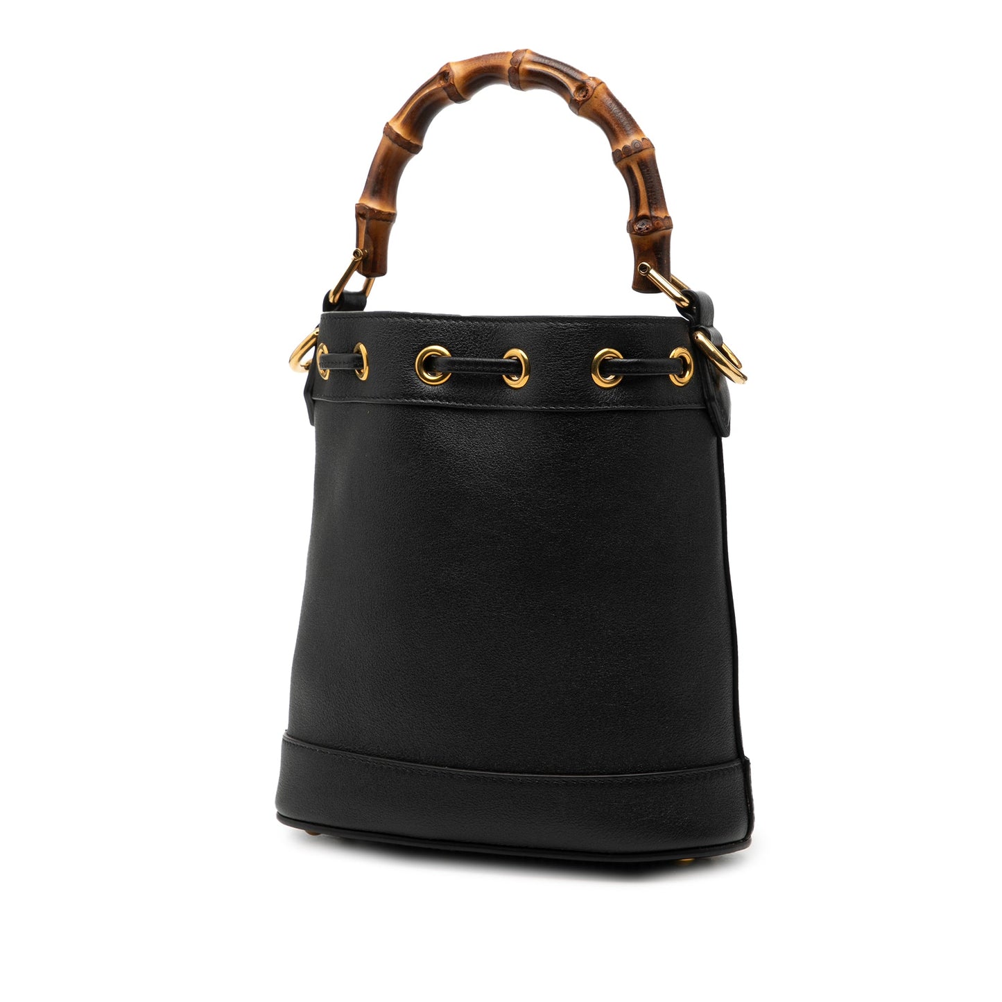 Gucci Mini Calfskin Bamboo Diana Bucket Bag