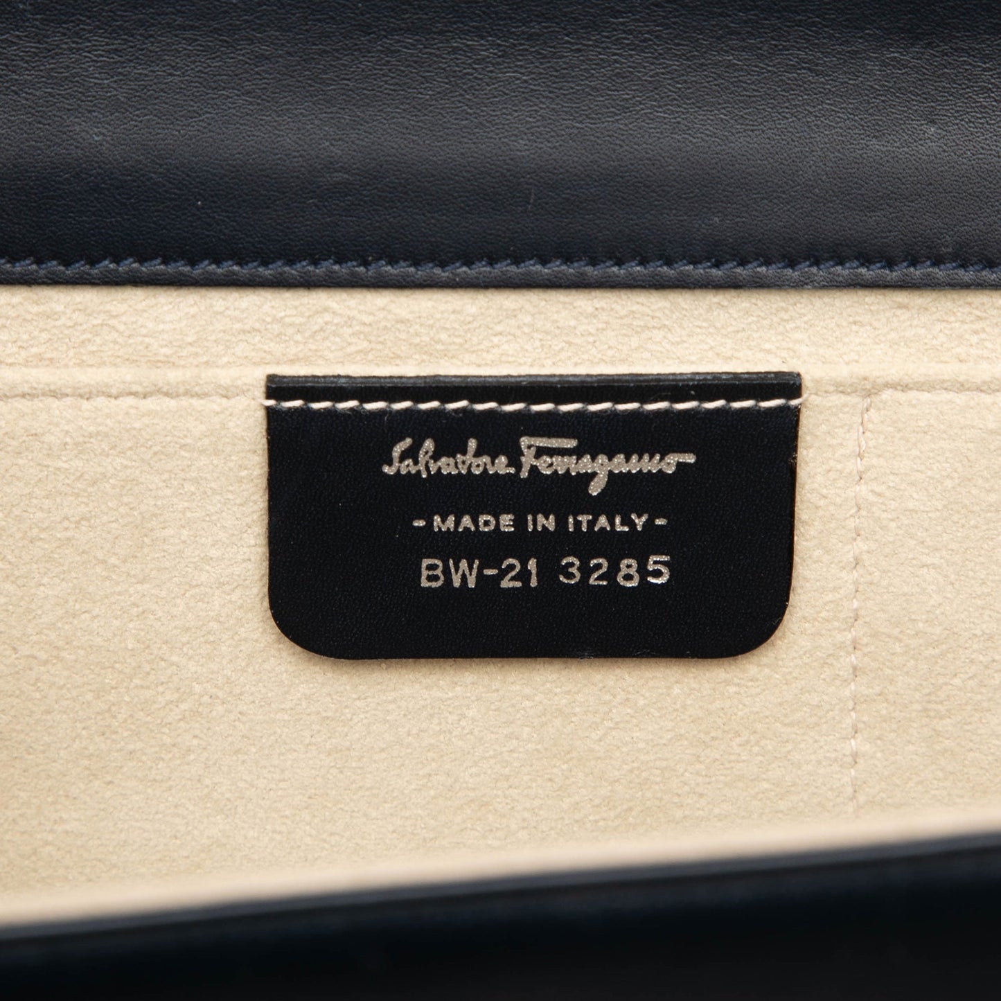 Ferragamo Smooth Calfskin Clutch with Chain