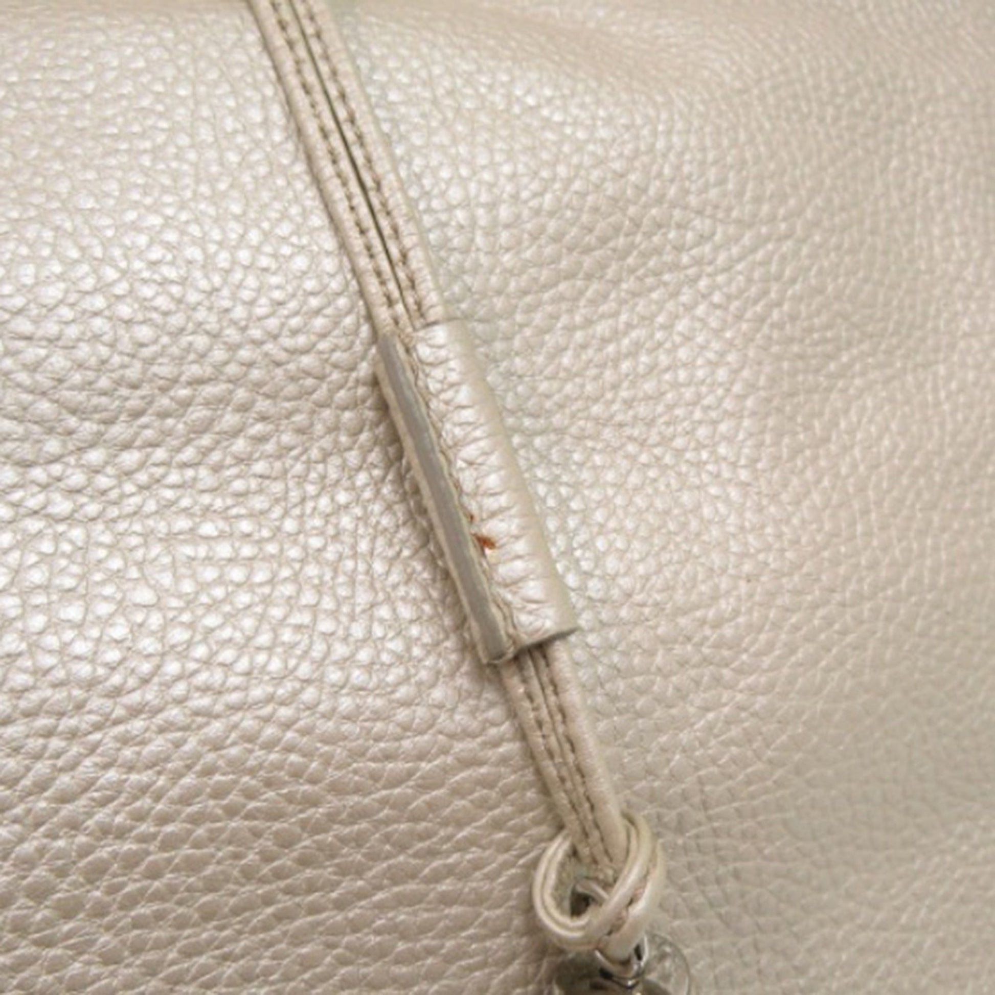 Celine Grained Metallic Calfskin Bittersweet Hobo