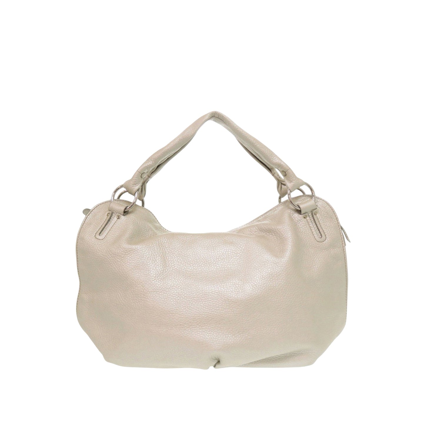 Celine Grained Metallic Calfskin Bittersweet Hobo