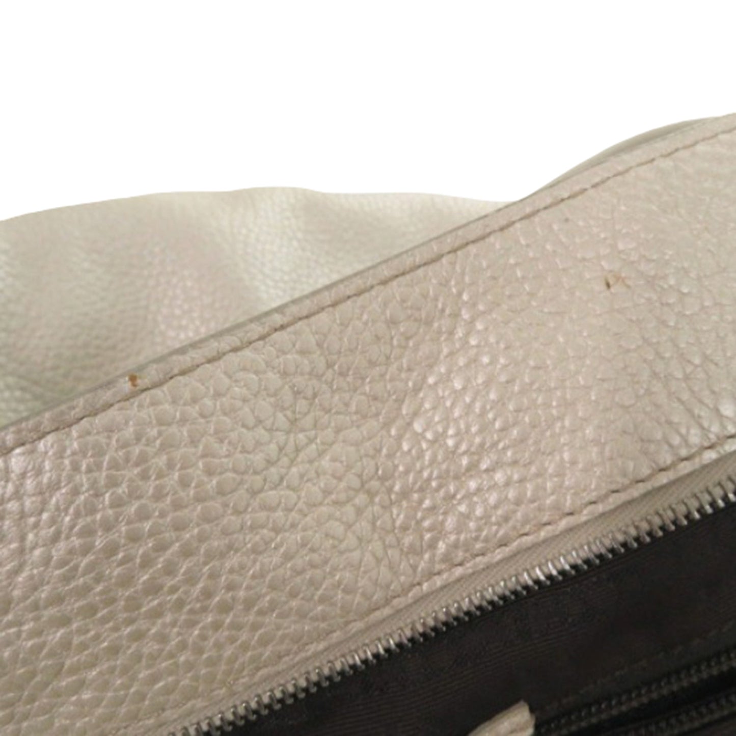 Celine Grained Metallic Calfskin Bittersweet Hobo