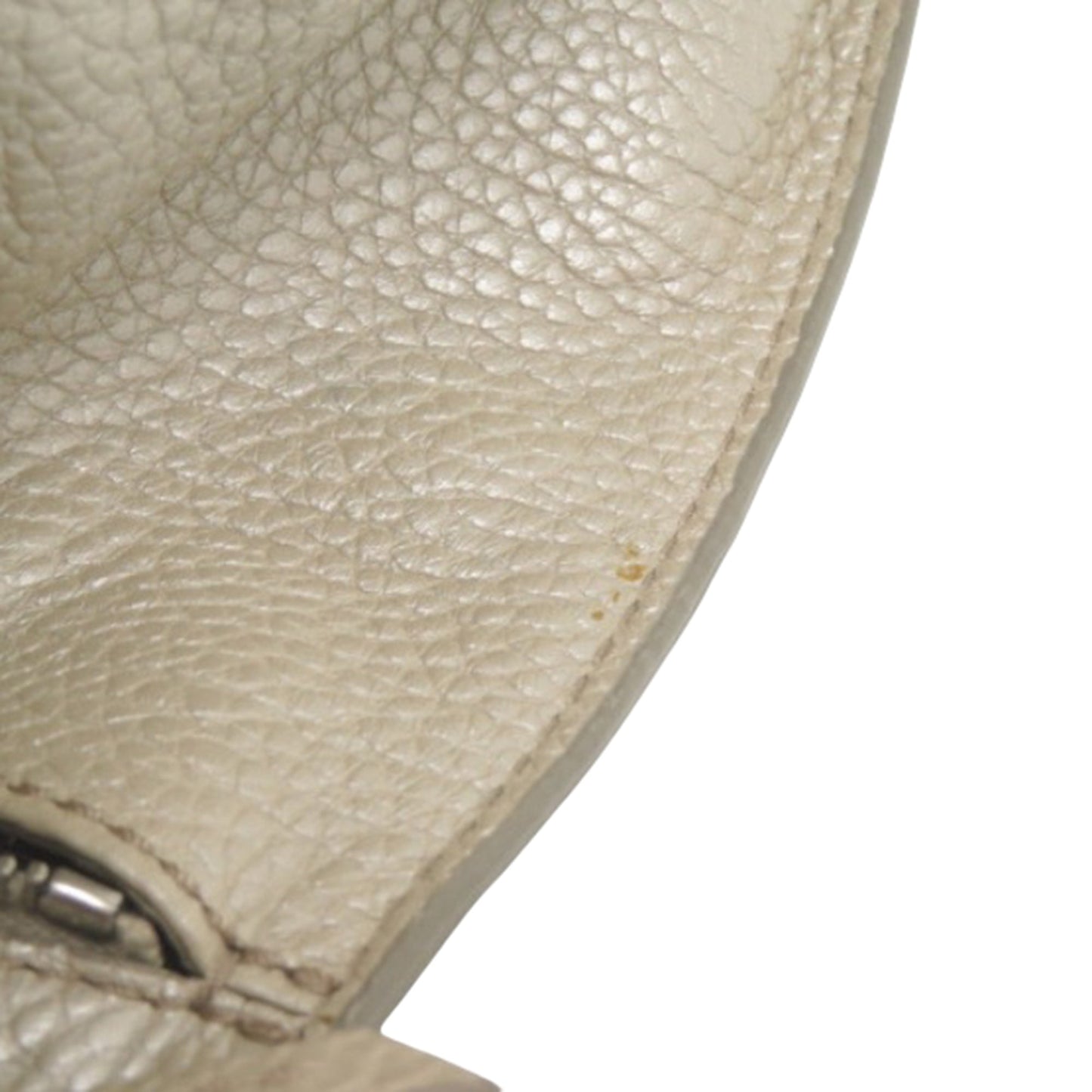 Celine Grained Metallic Calfskin Bittersweet Hobo