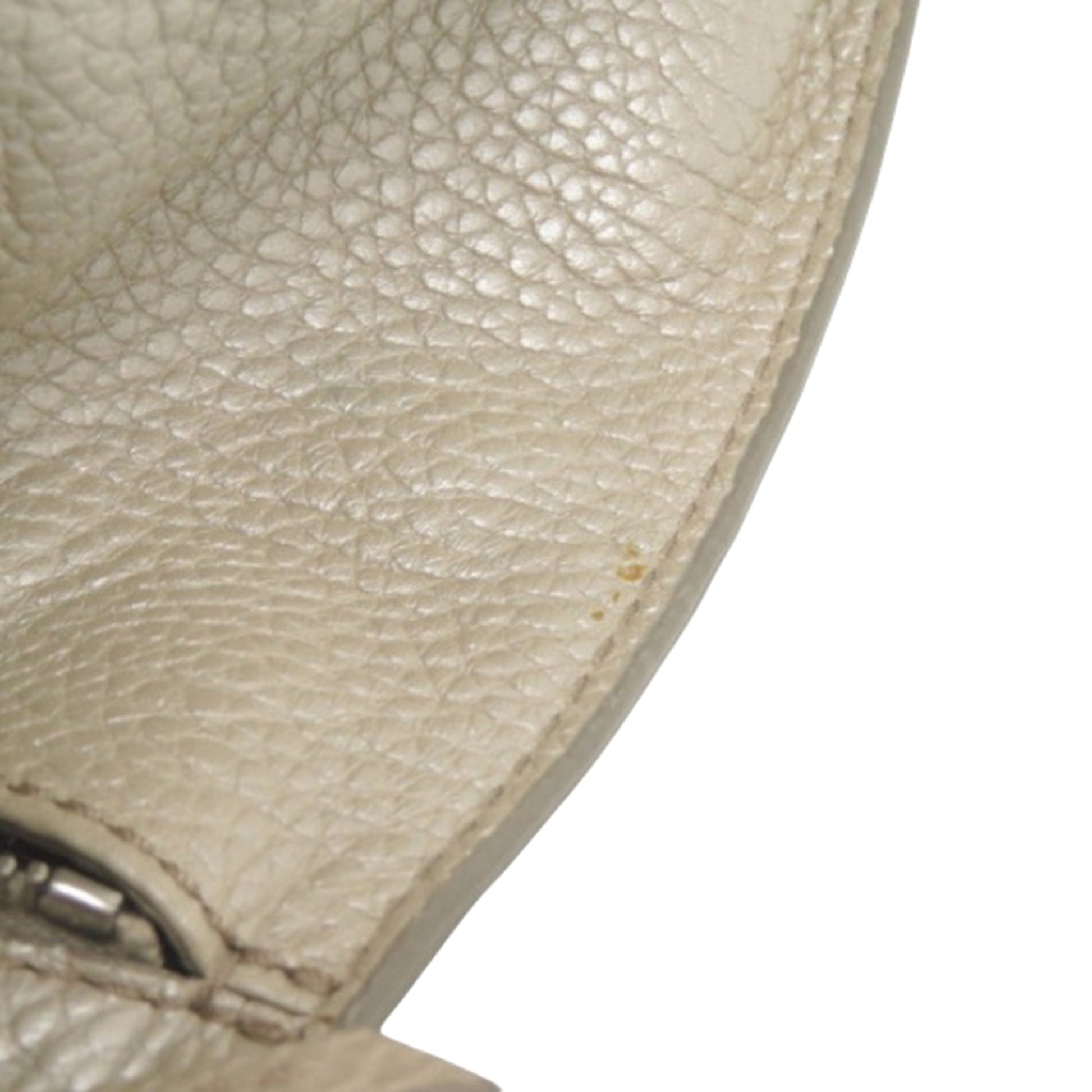 Celine Grained Metallic Calfskin Bittersweet Hobo