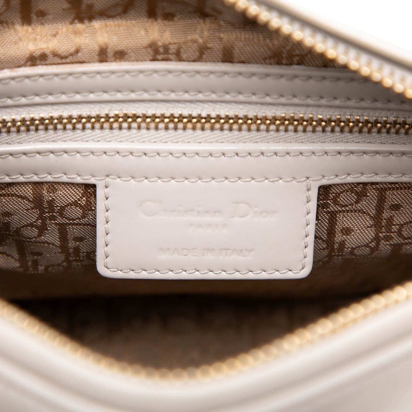 Dior Medium Patent Cannage Lady Dior