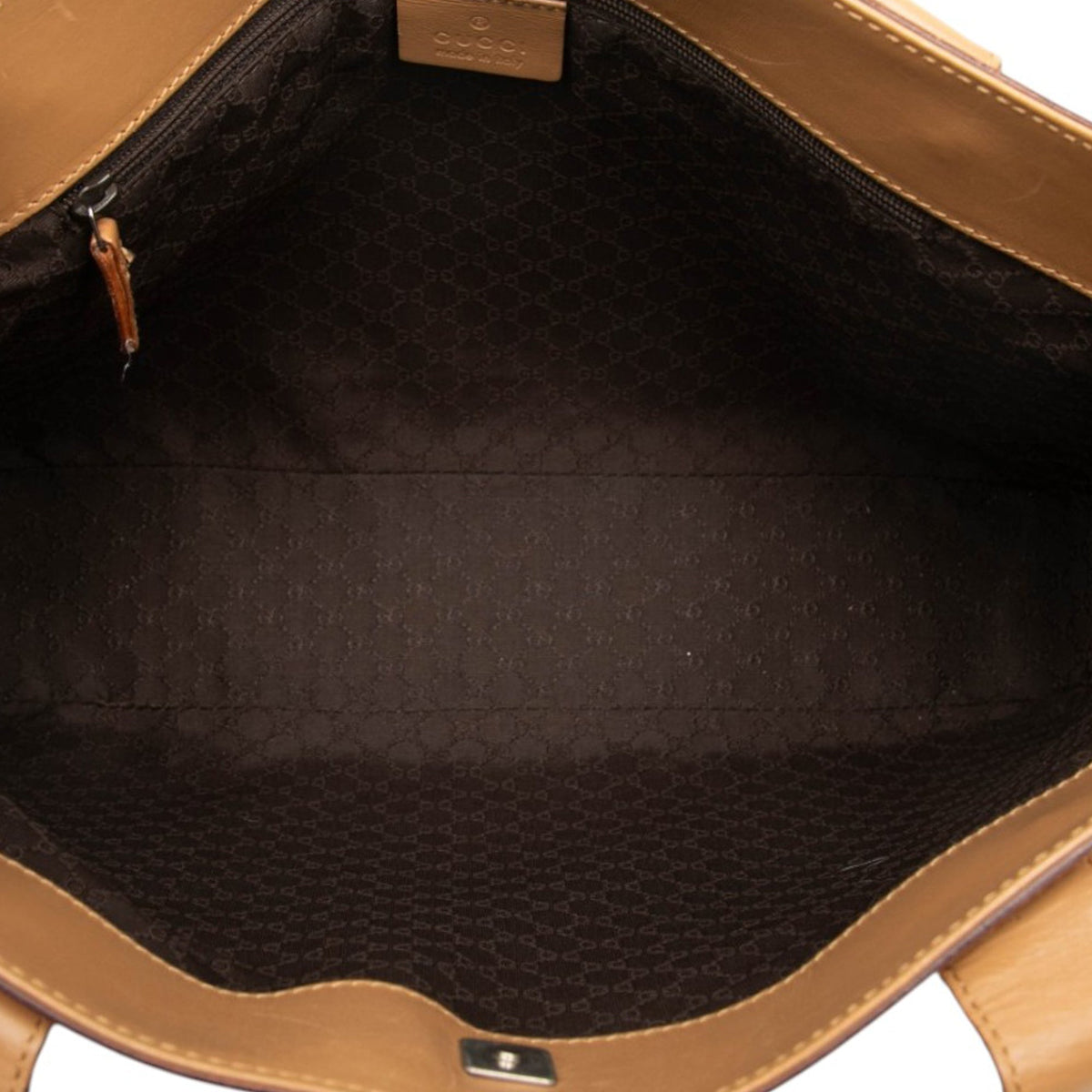 Gucci Calfskin Web Handbag