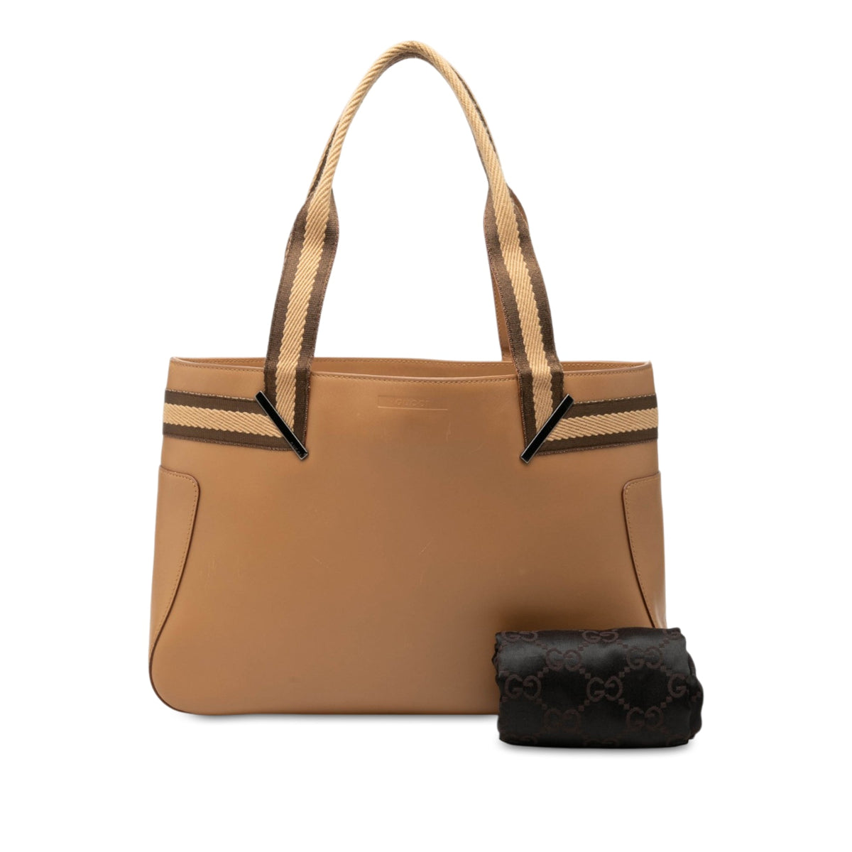 Gucci Calfskin Web Handbag