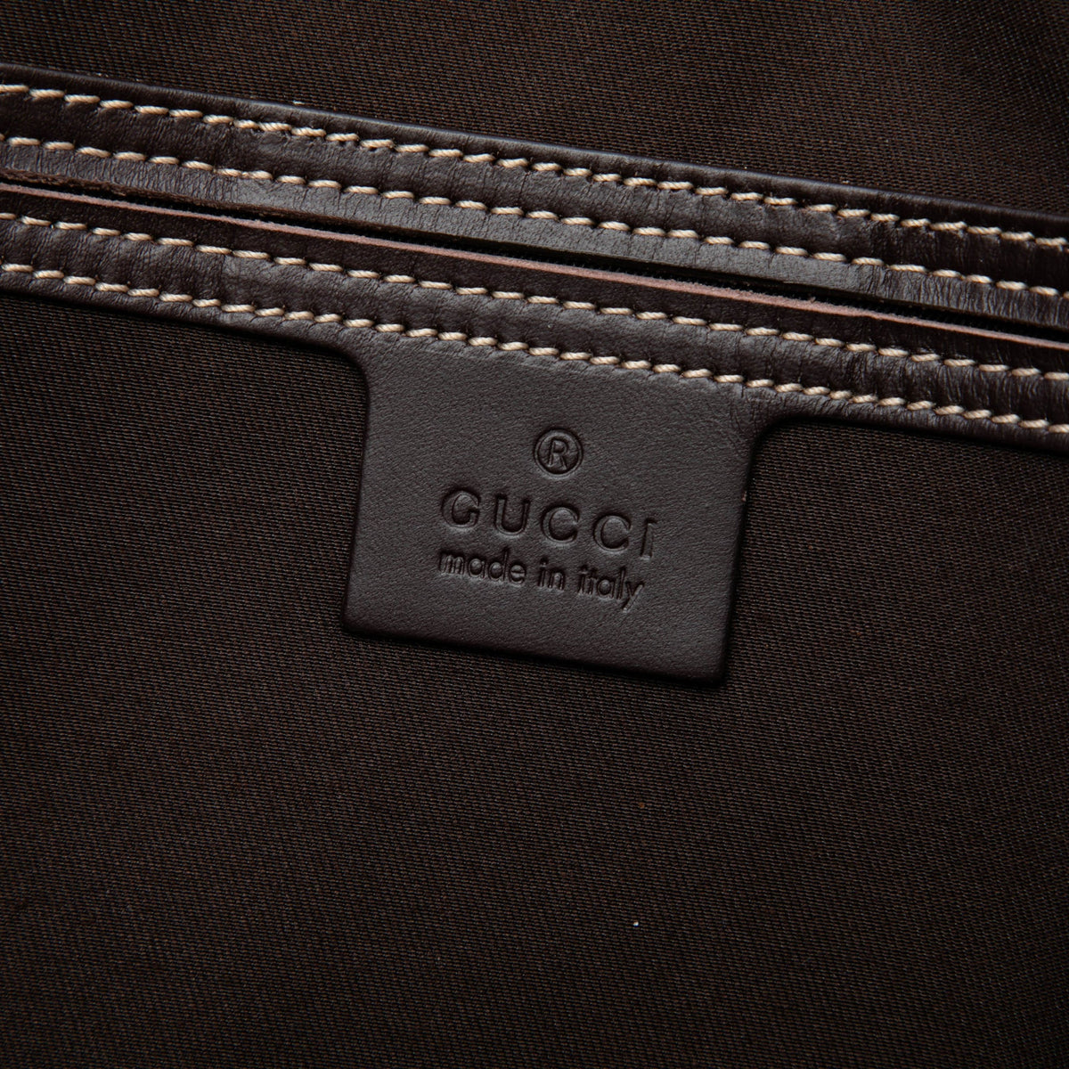 Gucci GG Supreme Business Bag — Beige