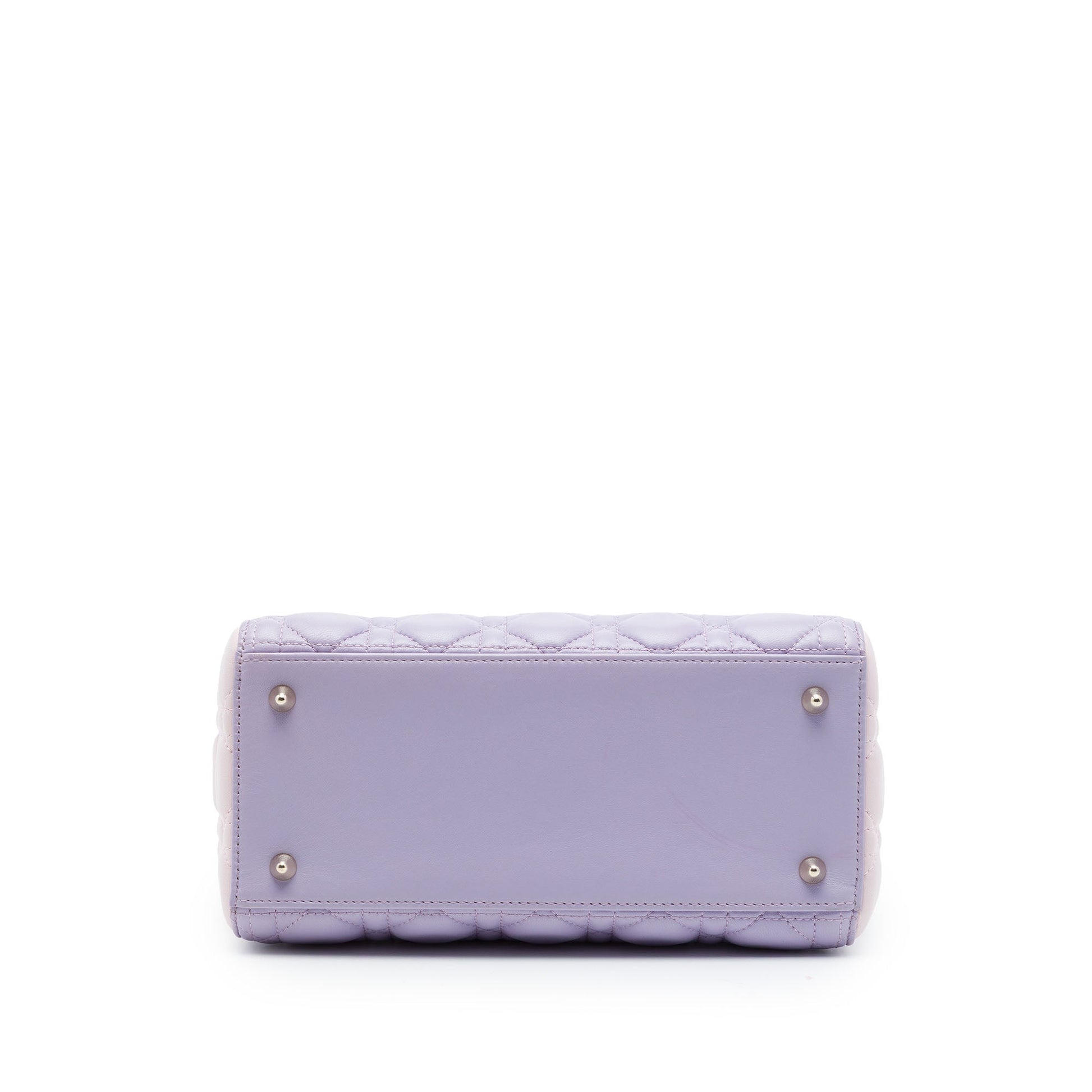 Dior Medium Tricolor Lambskin Cannage Lady Dior