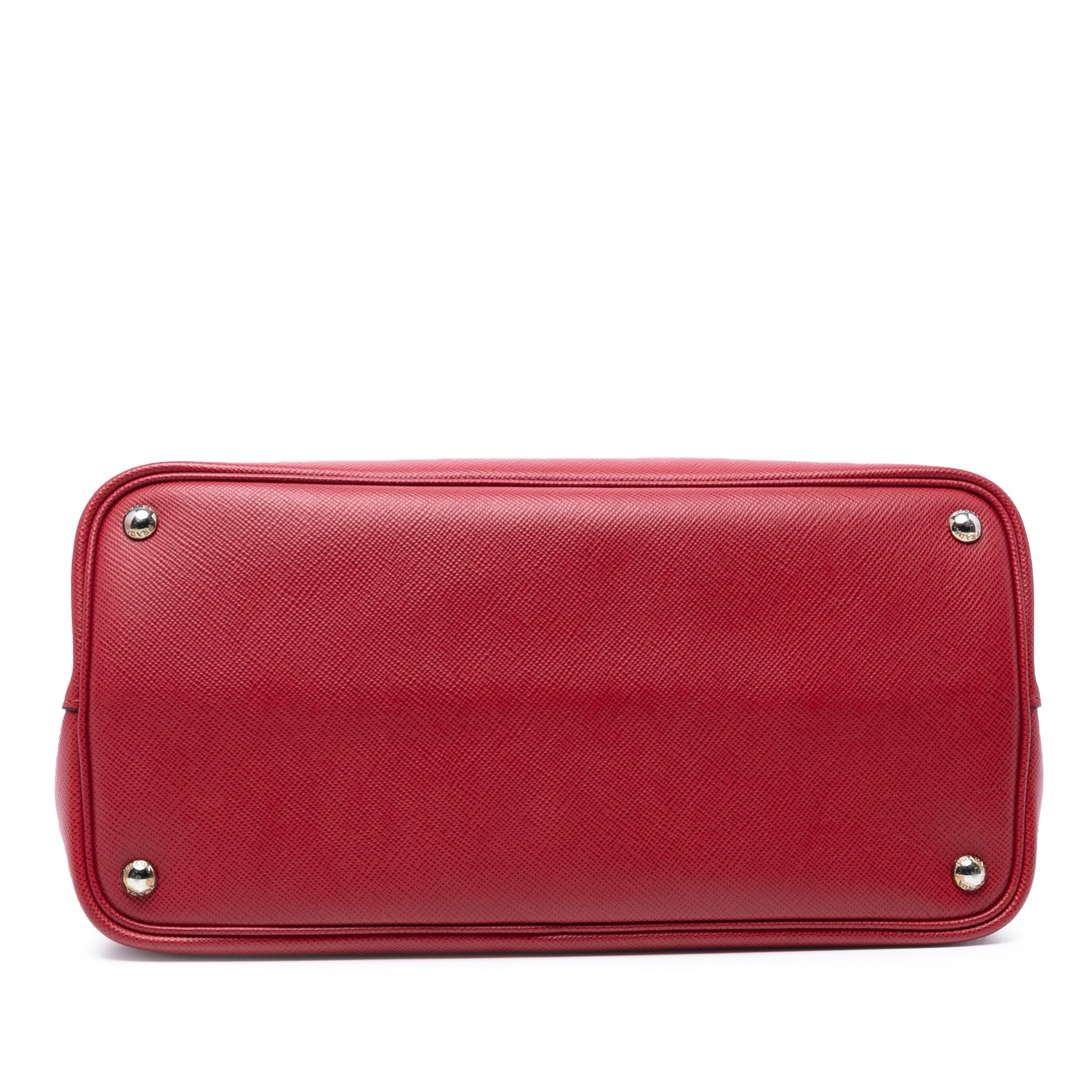 Prada Medium Saffiano Cuir Double Handle Satchel